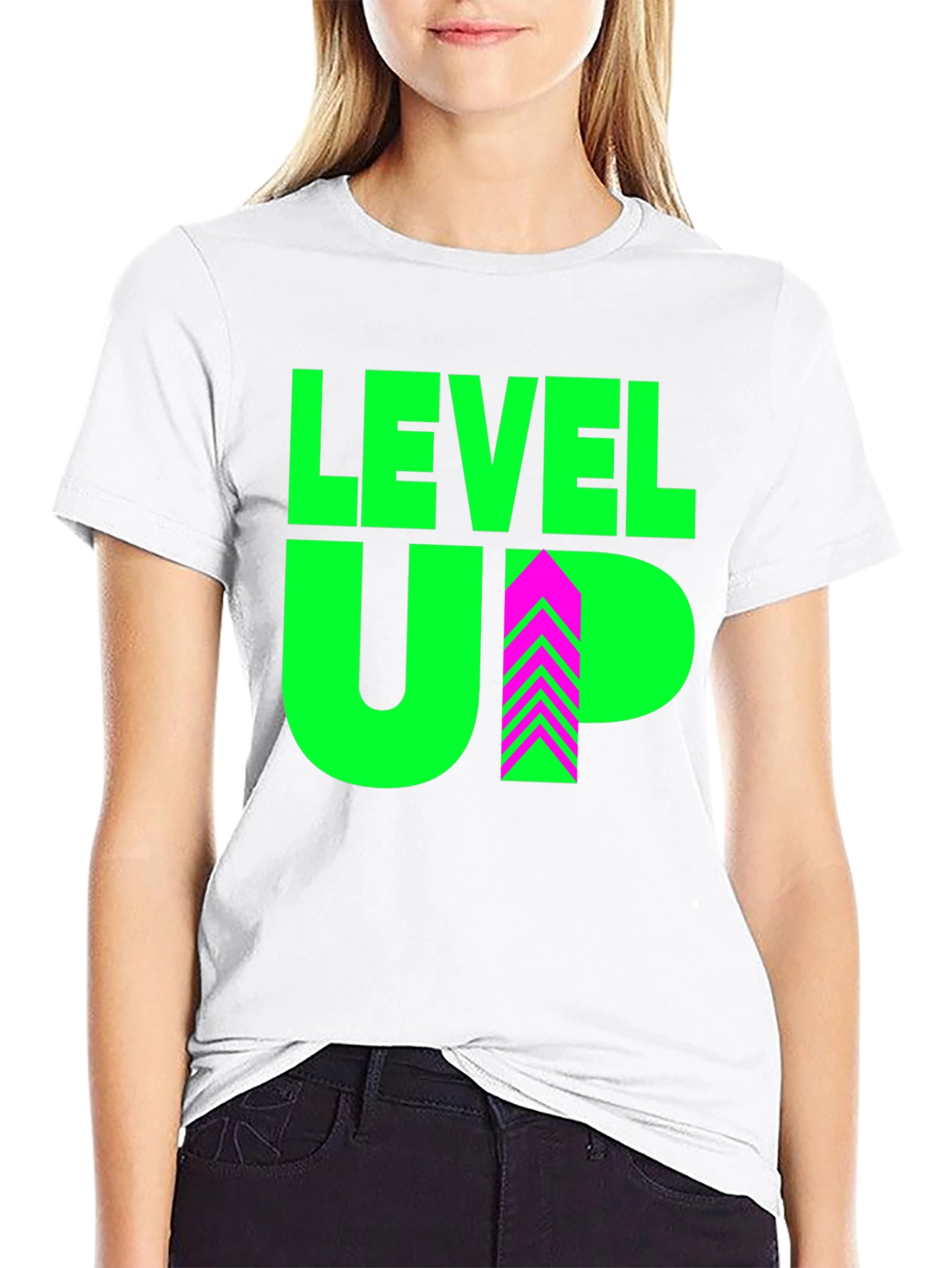 Level Up Graphic Tee - Black