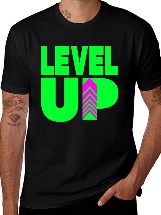 Level Up Graphic Tee - Black