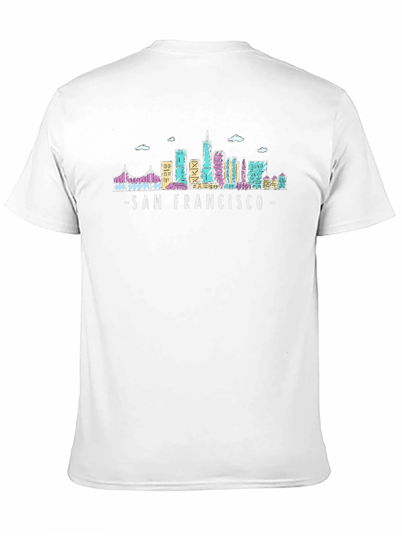 San Francisco Skyline Black Graphic Tee
