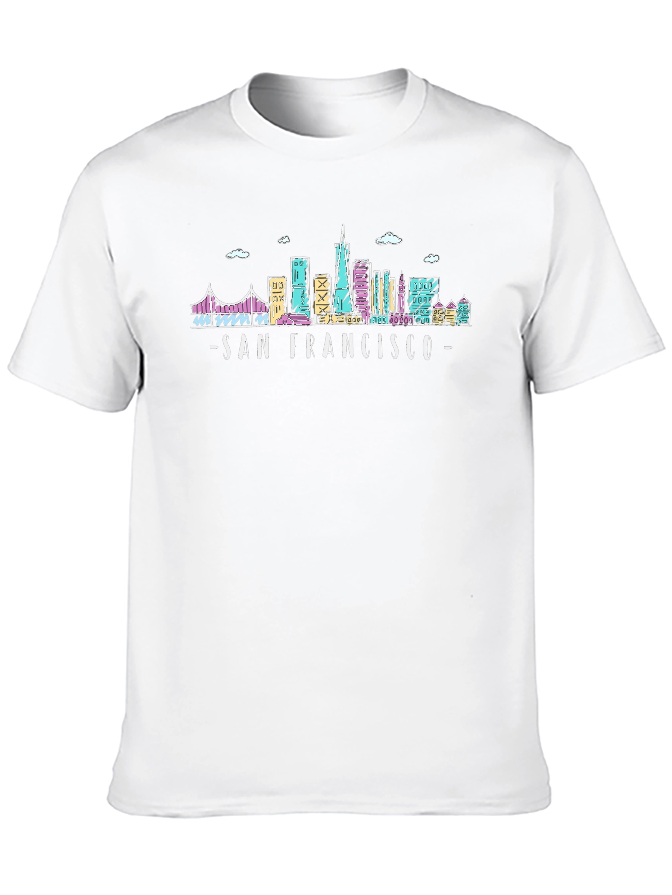 San Francisco Skyline Black Graphic Tee