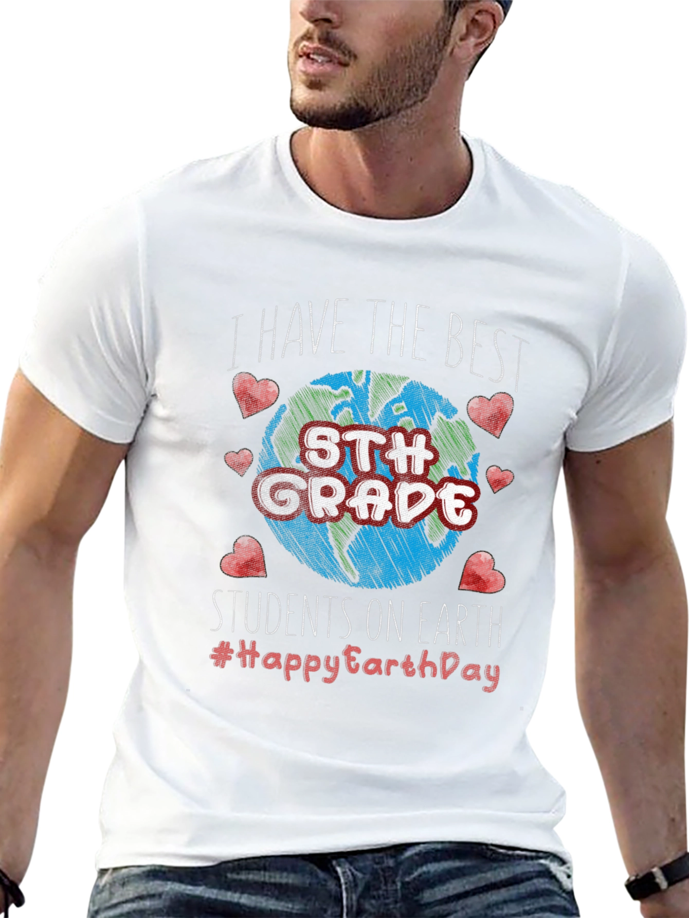 Best 5th Grade Students Earth Day T-Shirt