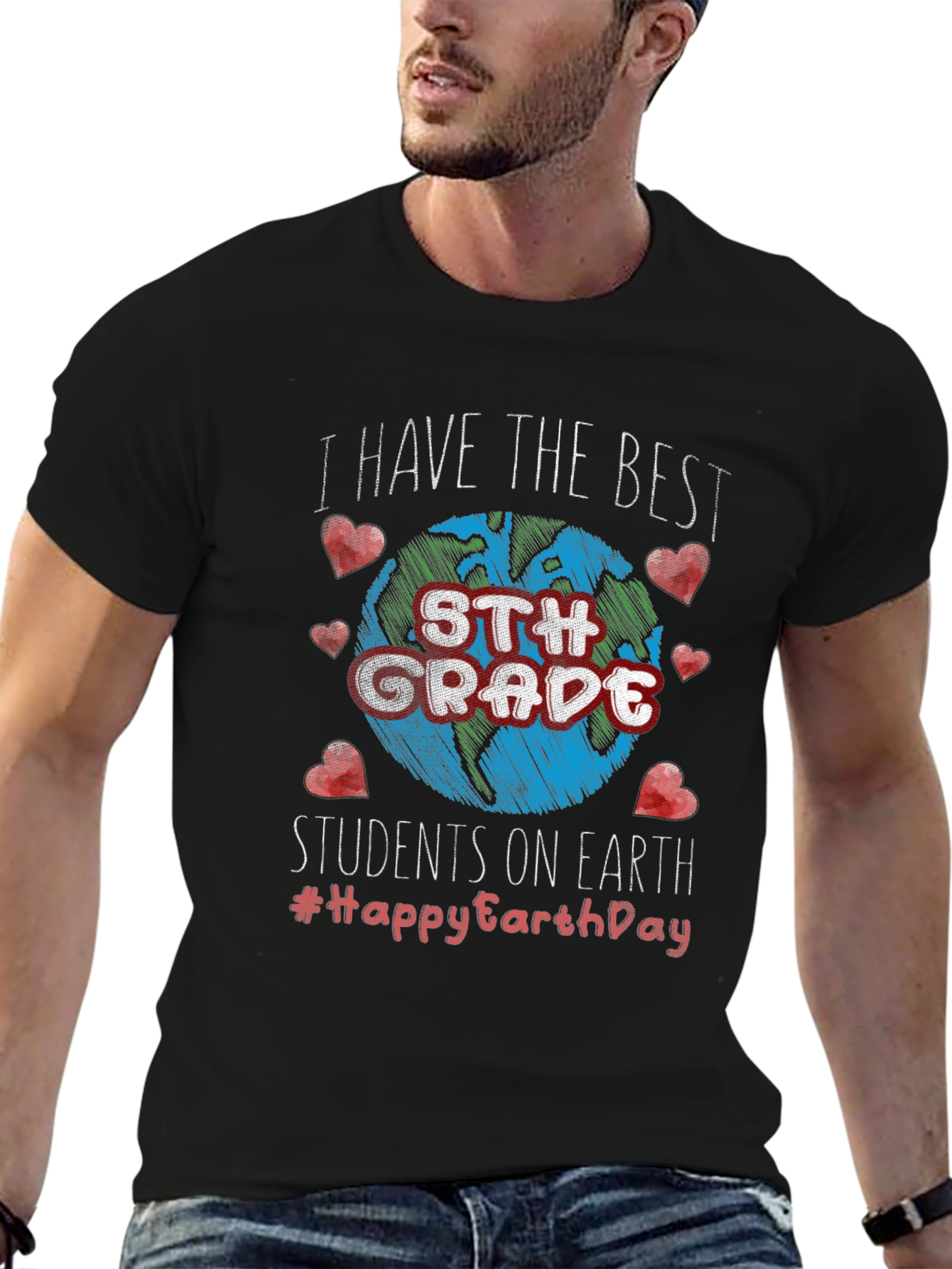 Best 5th Grade Students Earth Day T-Shirt