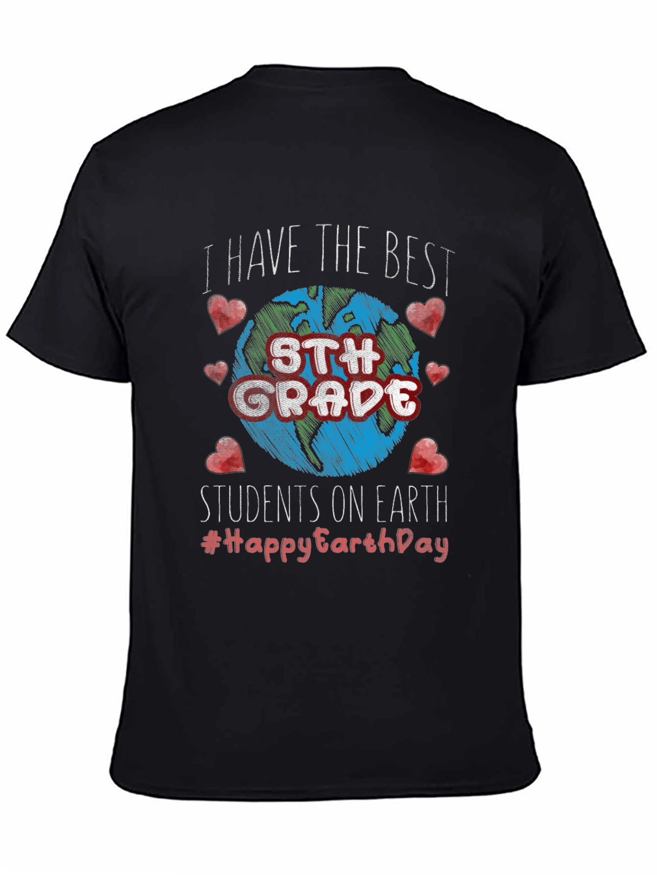 Best 5th Grade Students Earth Day T-Shirt