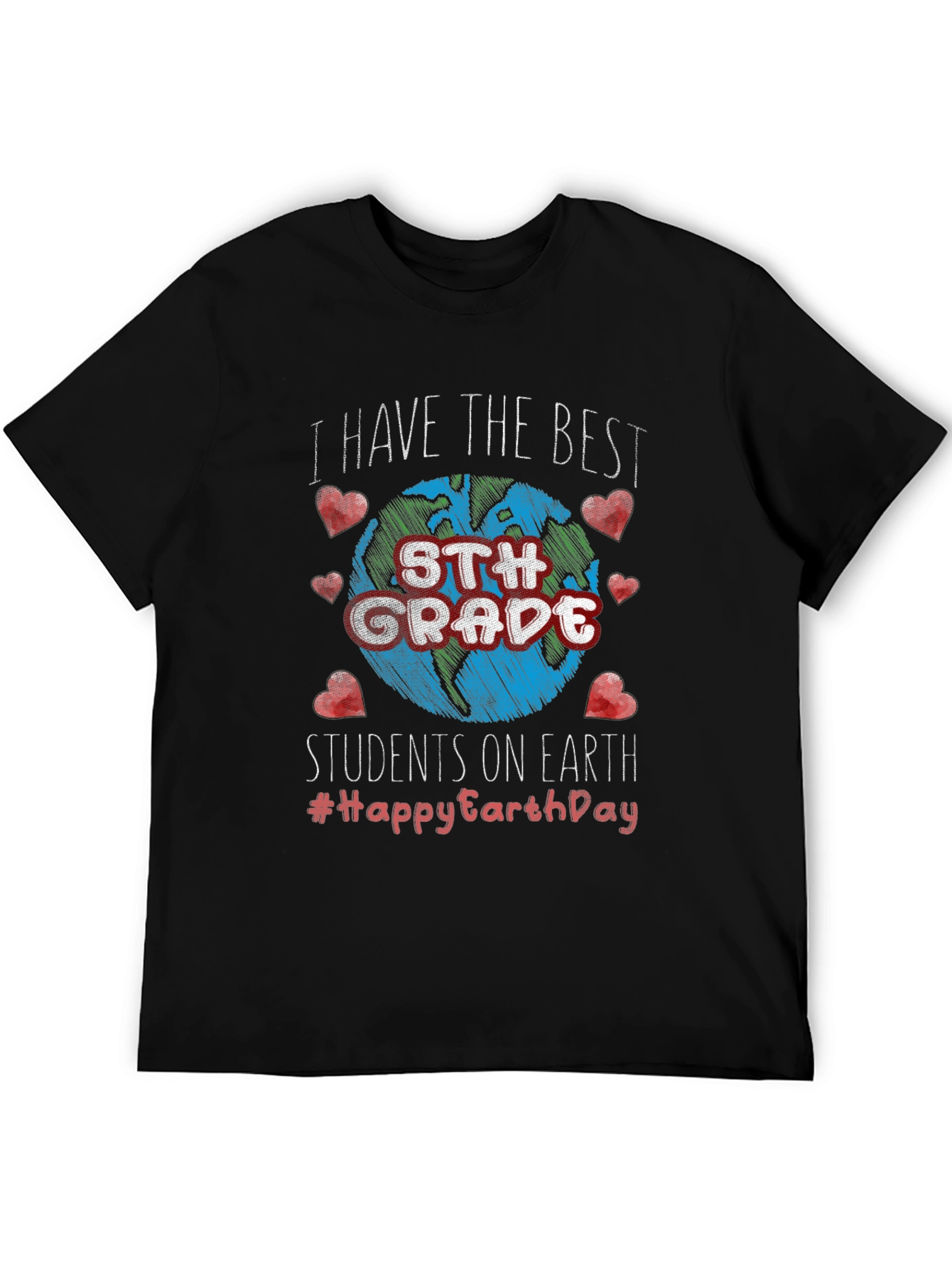 Best 5th Grade Students Earth Day T-Shirt
