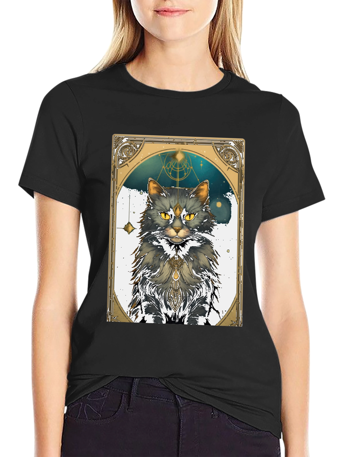 Mystic Cat Tarot T-Shirt