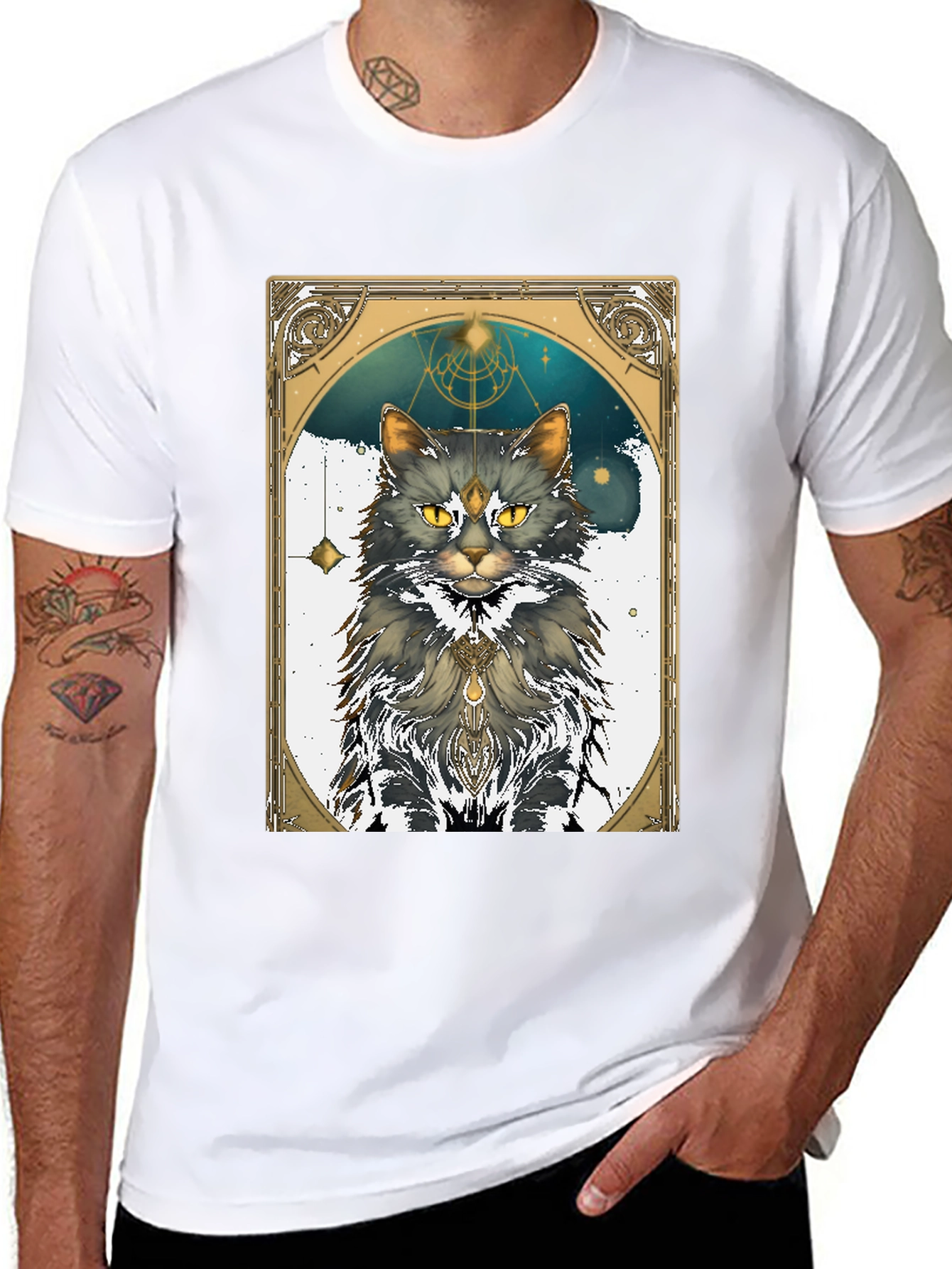 Mystic Cat Tarot T-Shirt