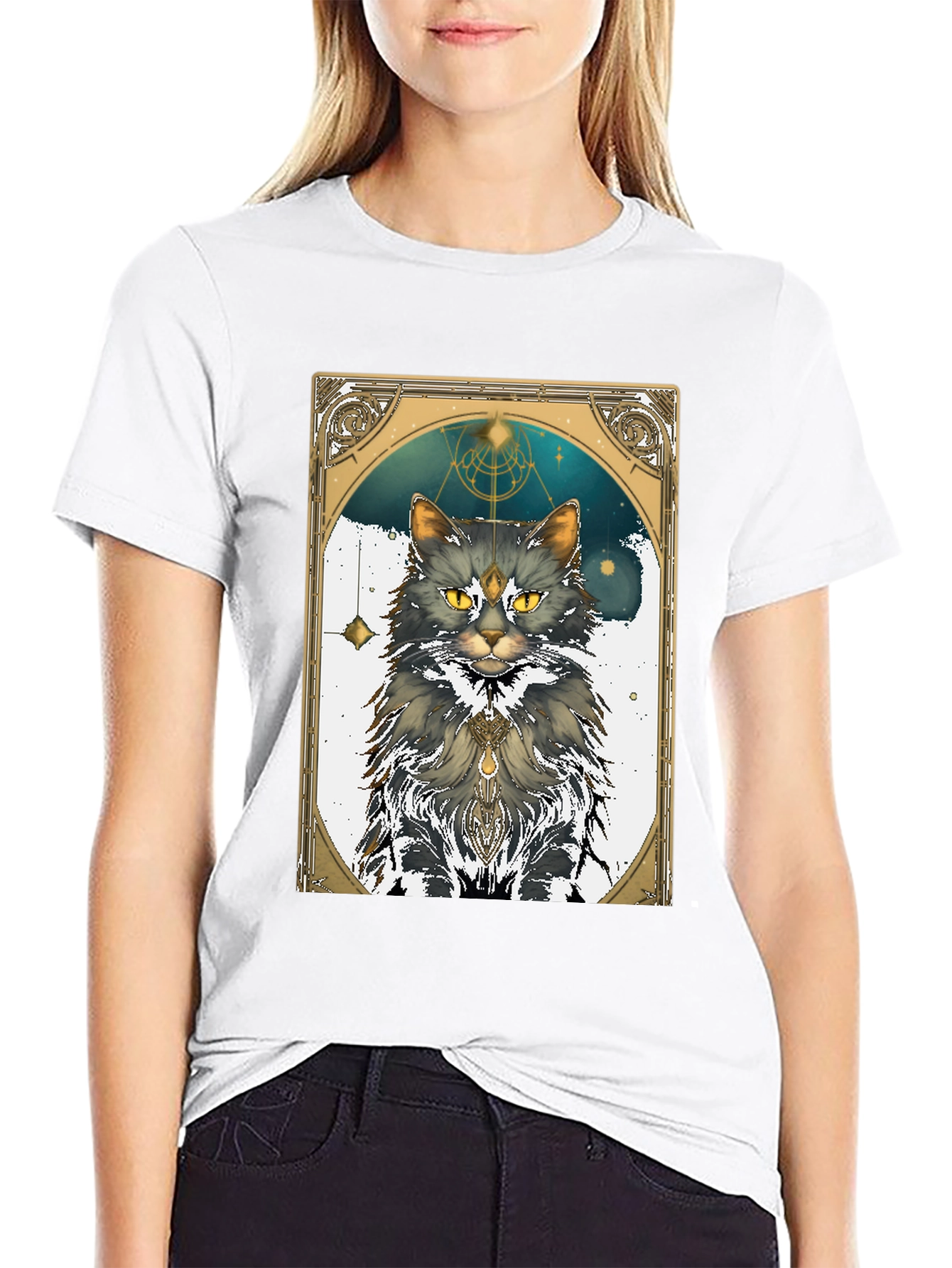 Mystic Cat Tarot T-Shirt