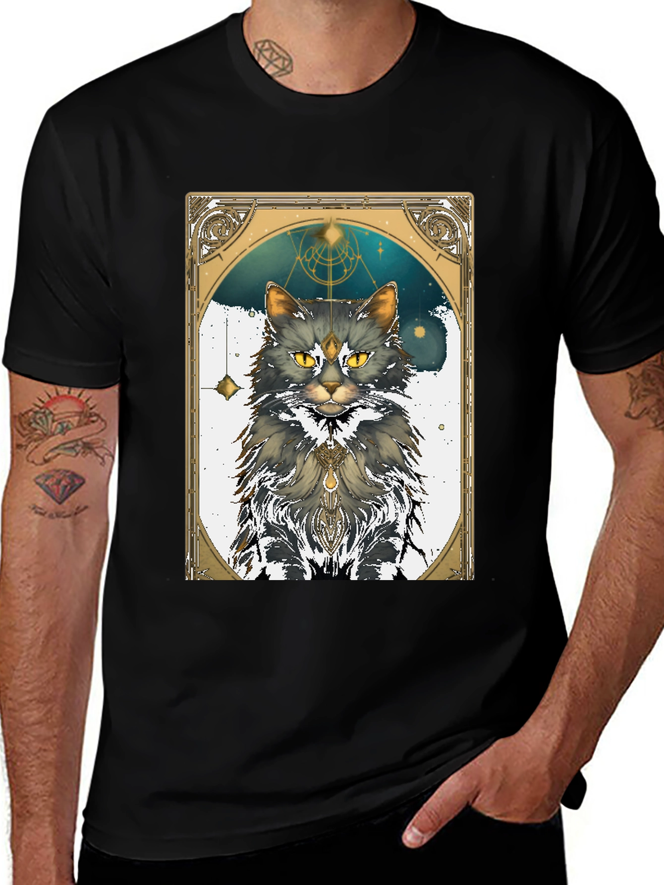 Mystic Cat Tarot T-Shirt