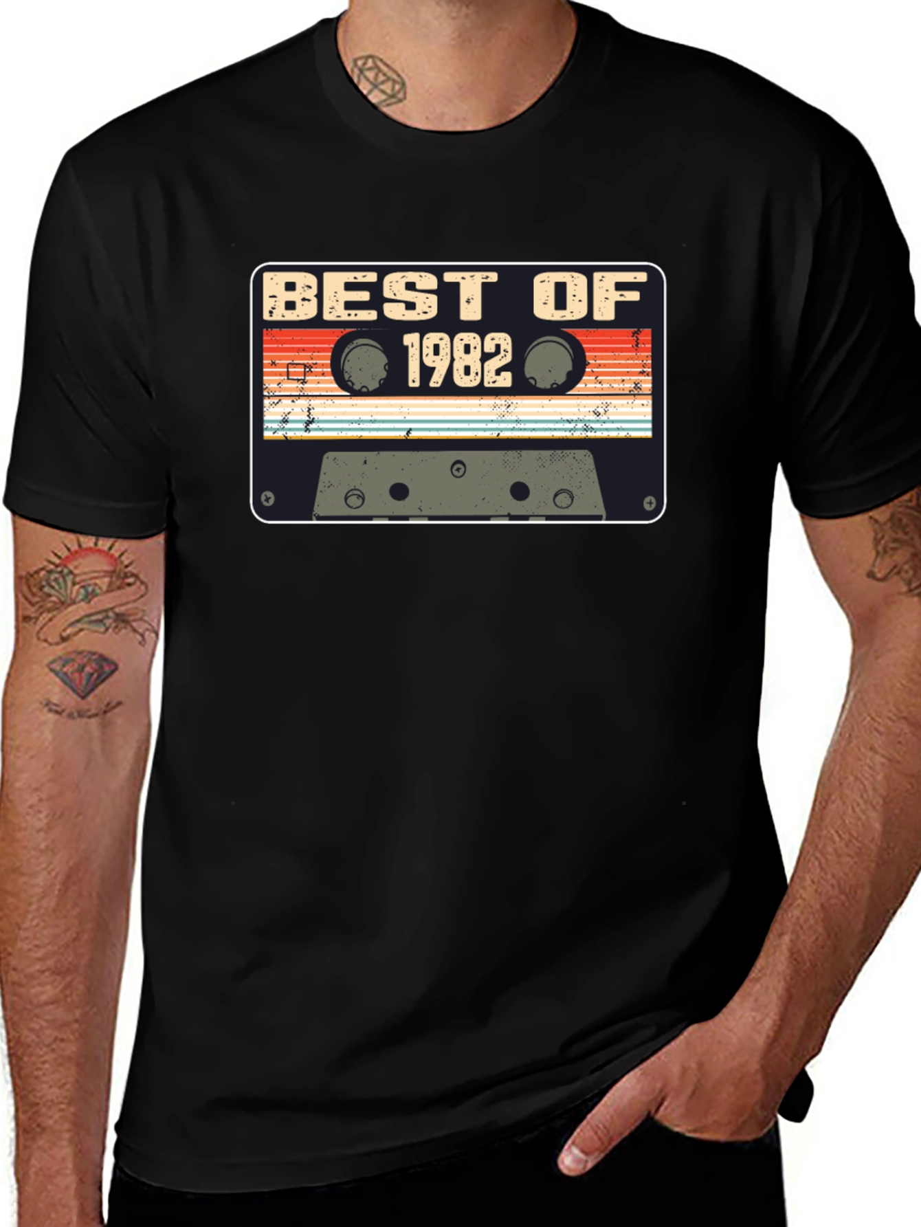 Best of 1982 Cassette Tape Graphic Tee