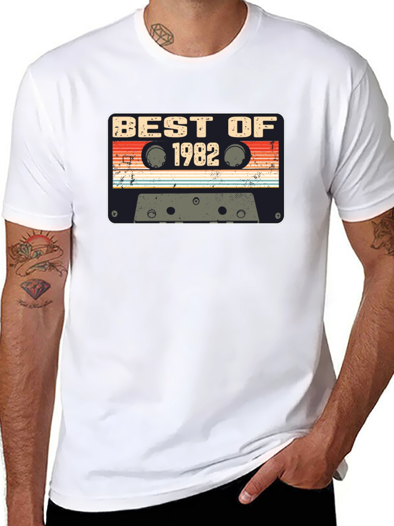 Best of 1982 Cassette Tape Graphic Tee