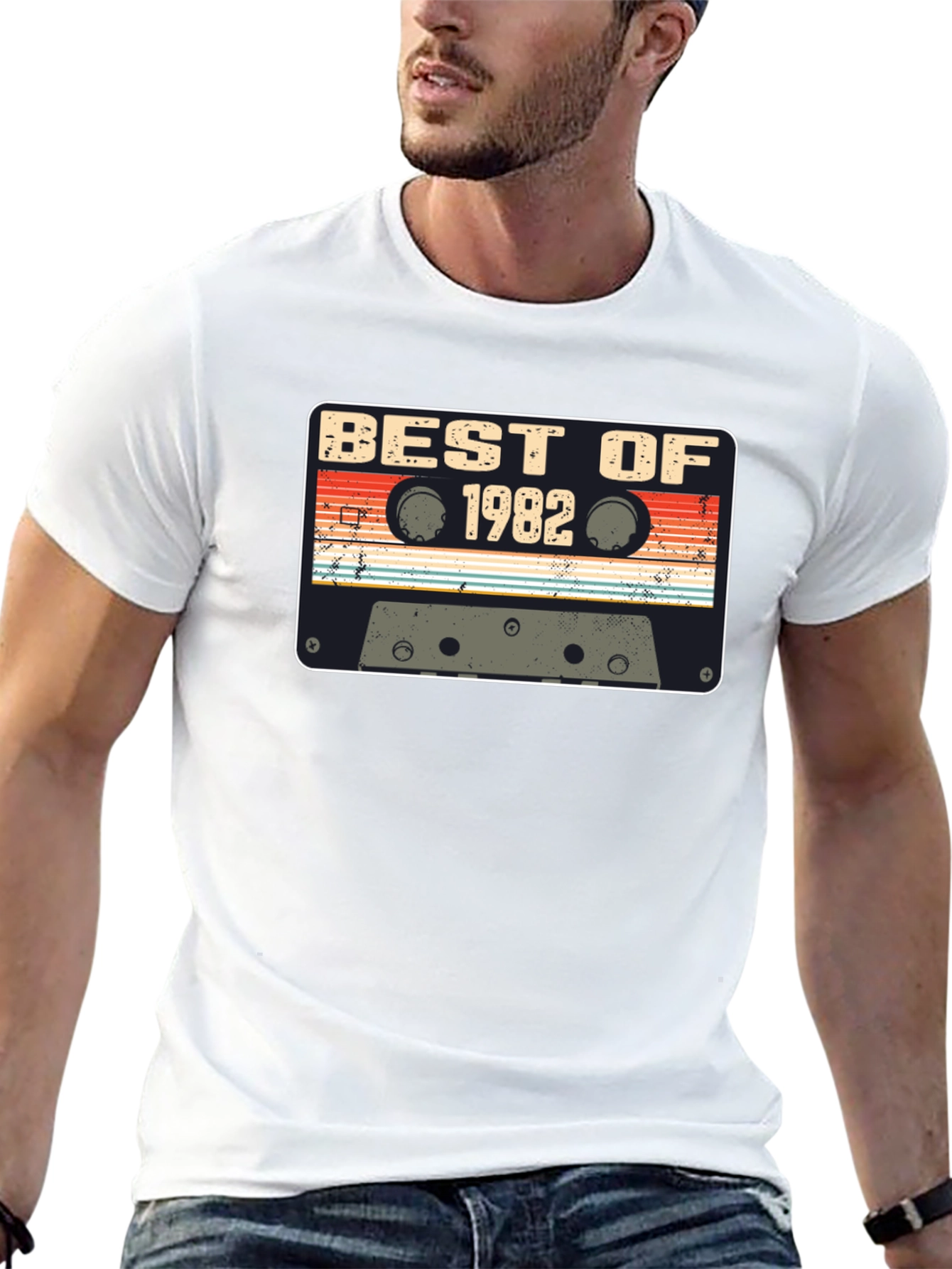 Best of 1982 Cassette Tape Graphic Tee