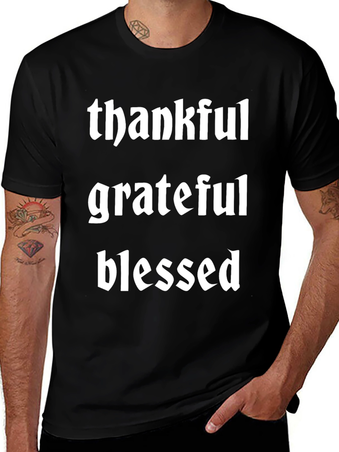 Thankful Grateful Blessed T-Shirt