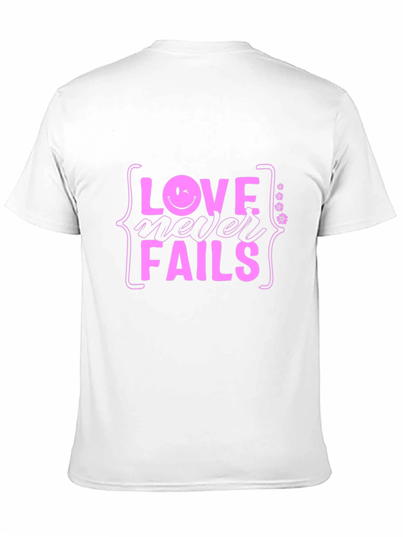 Love Never Fails Black T-Shirt