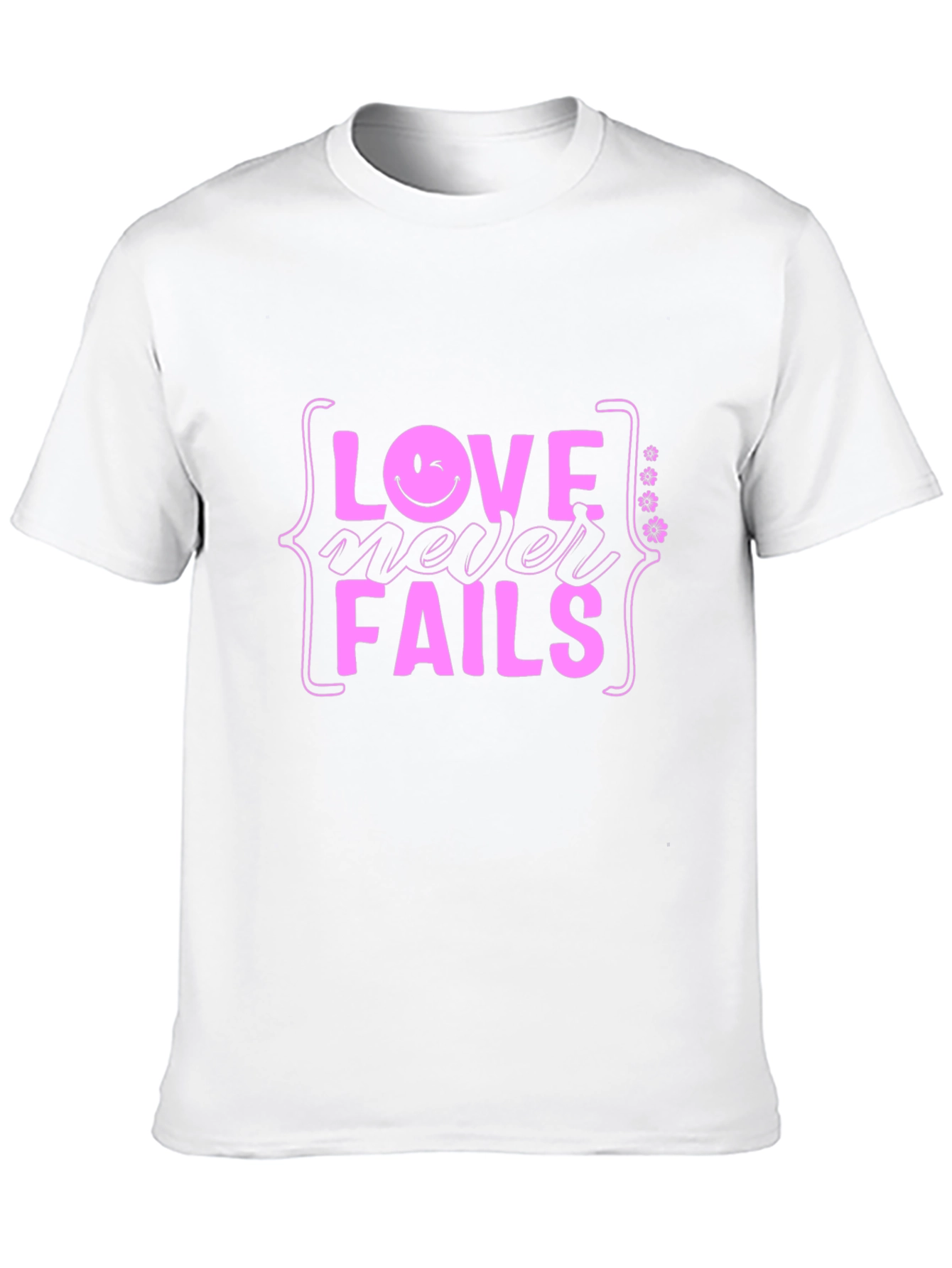 Love Never Fails Black T-Shirt