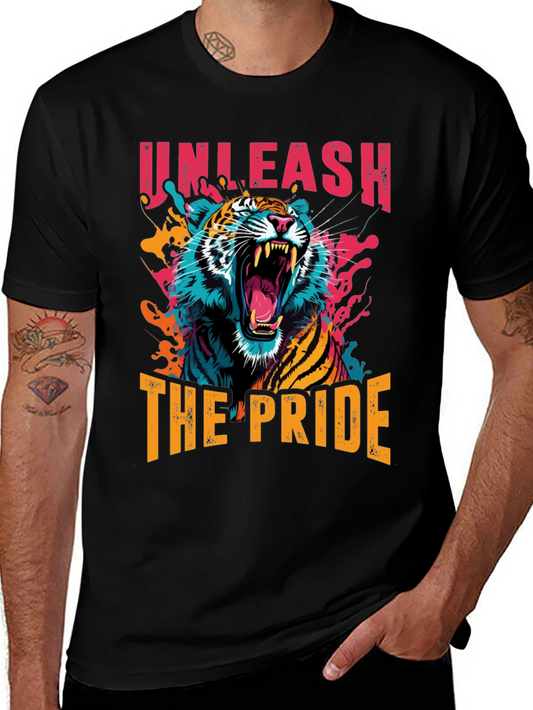 Unleash The Pride Tiger Graphic T-Shirt