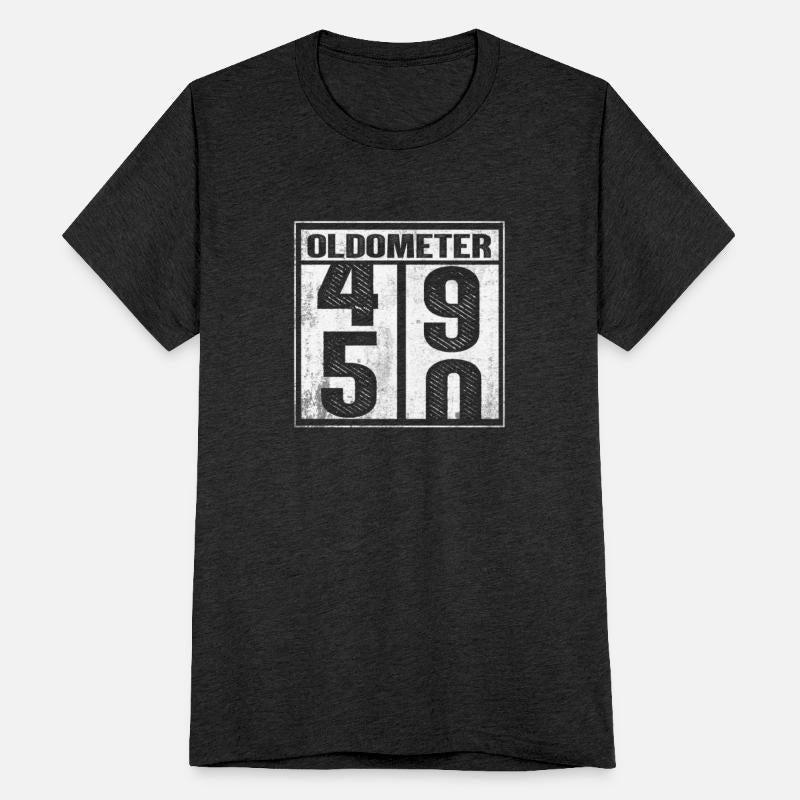 50th Birthday Funny Gift Oldometer 49-50