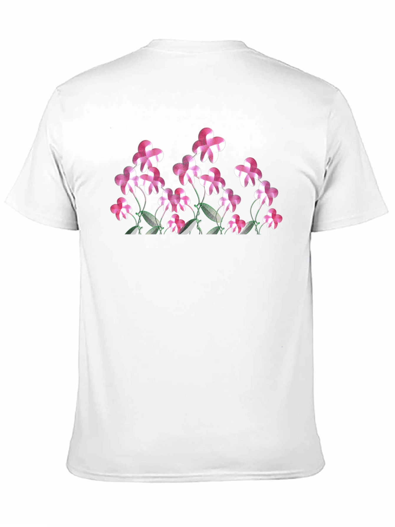 Floral Print Black T-Shirt