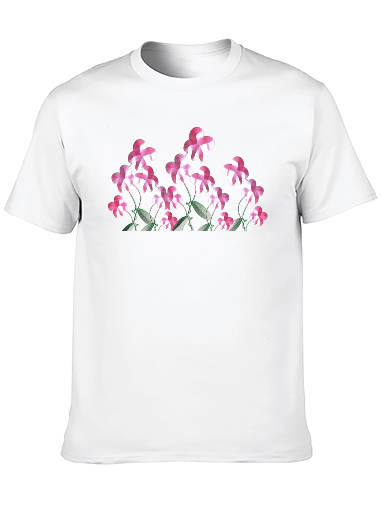 Floral Print Black T-Shirt