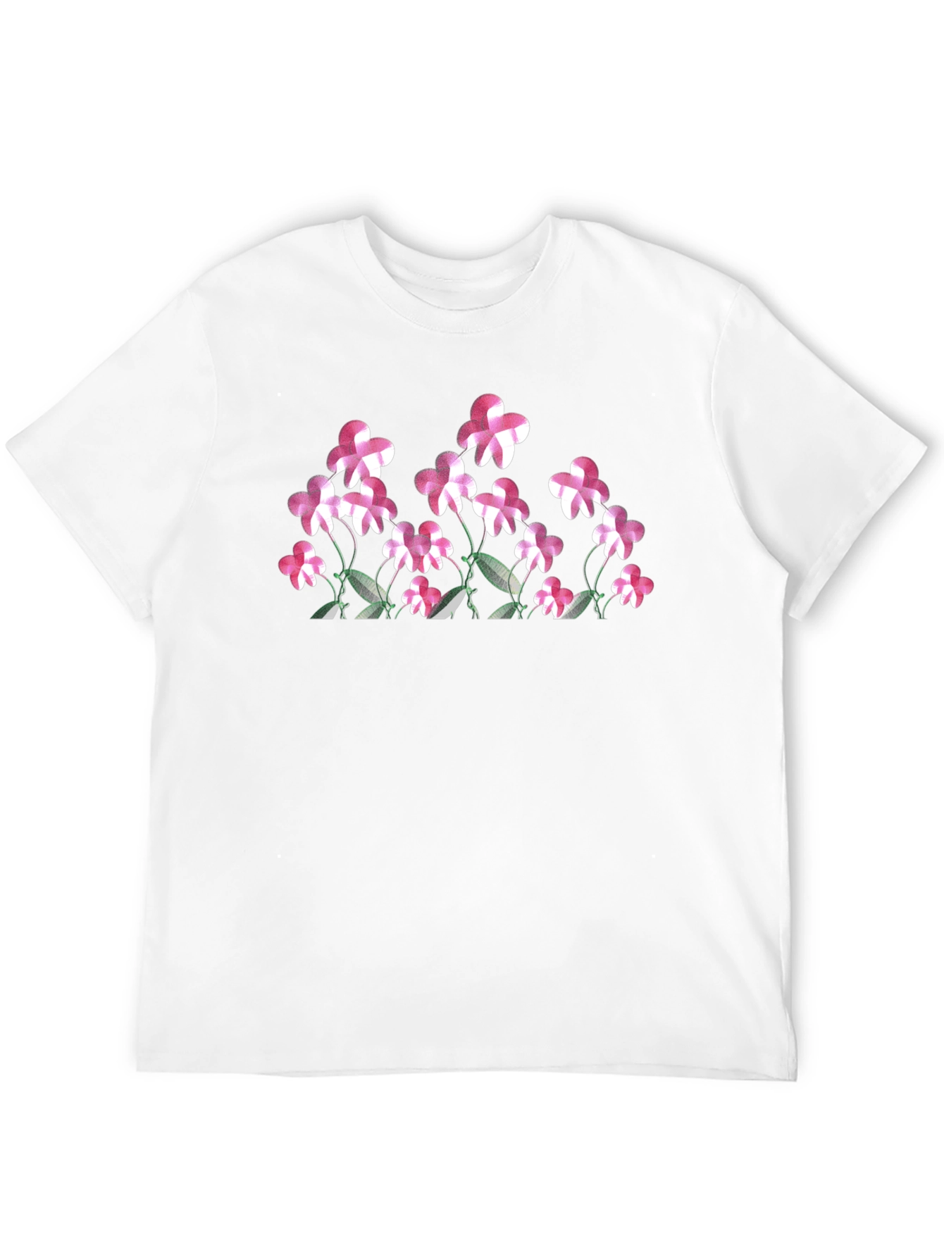 Floral Print Black T-Shirt