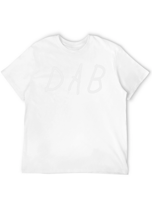 DAB Text Graphic Black Tee