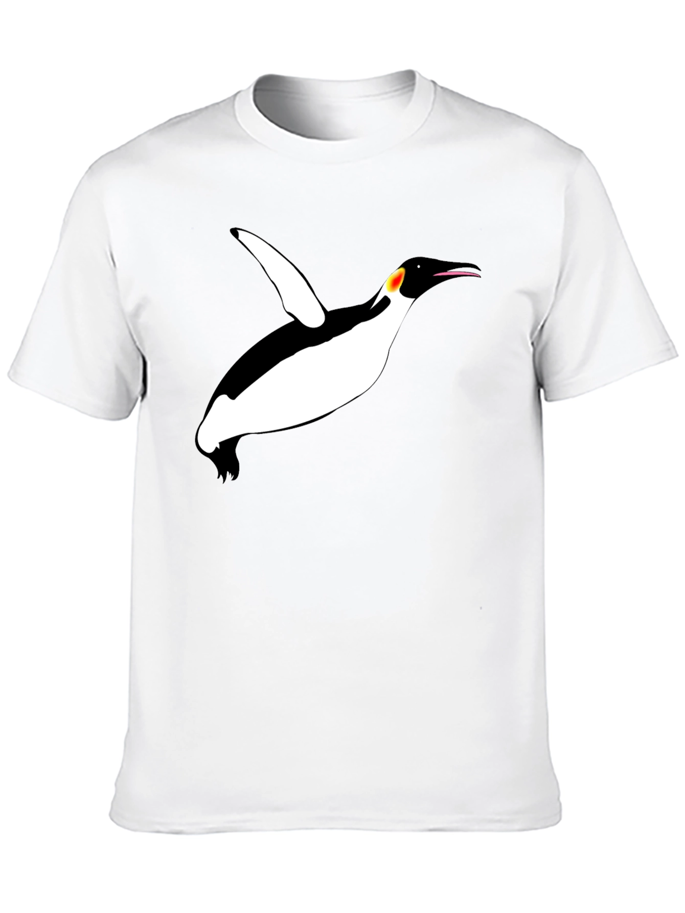 Cool Penguin Graphic Black T-Shirt