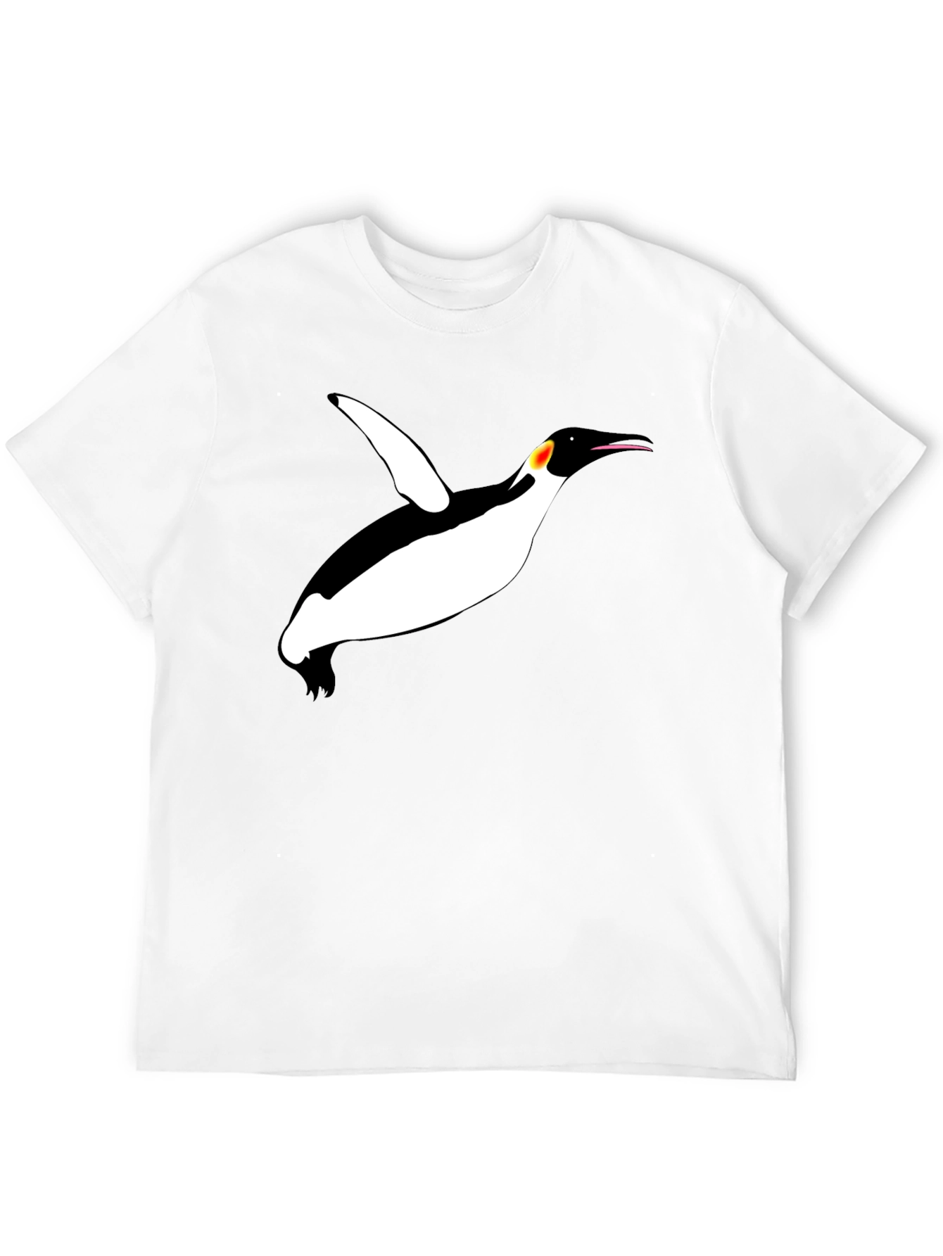 Cool Penguin Graphic Black T-Shirt