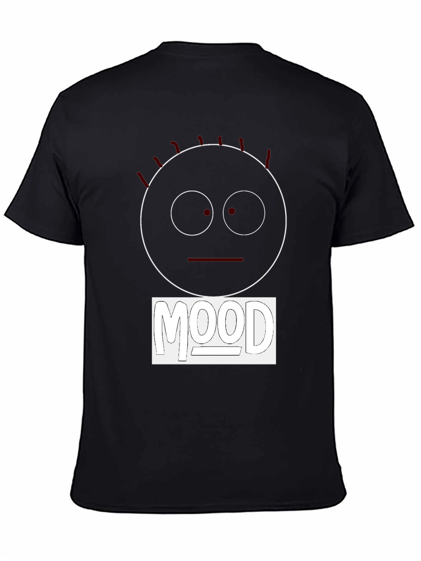 Mood Graphic Tee - Black Cotton Comfort