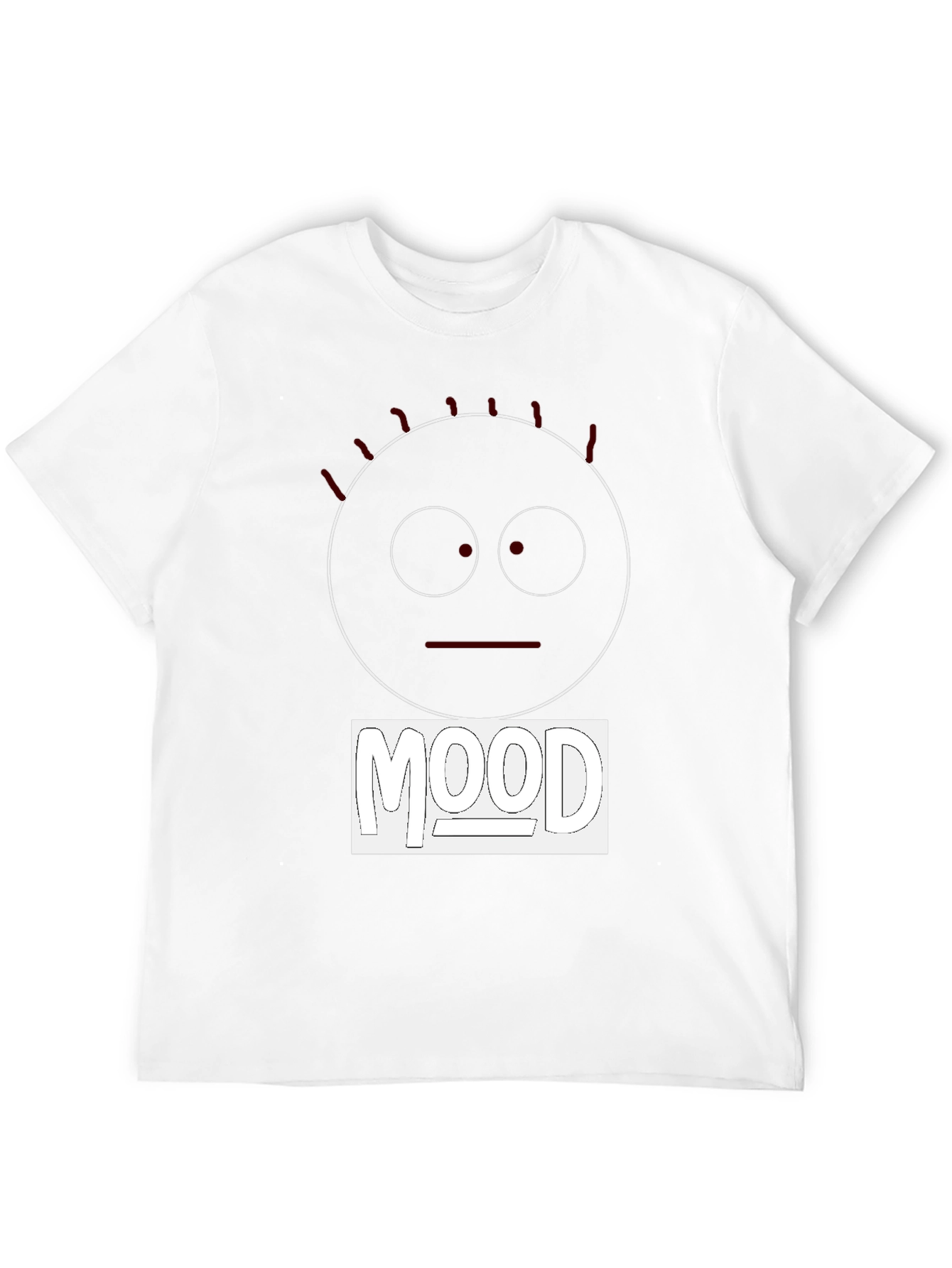 Mood Graphic Tee - Black Cotton Comfort