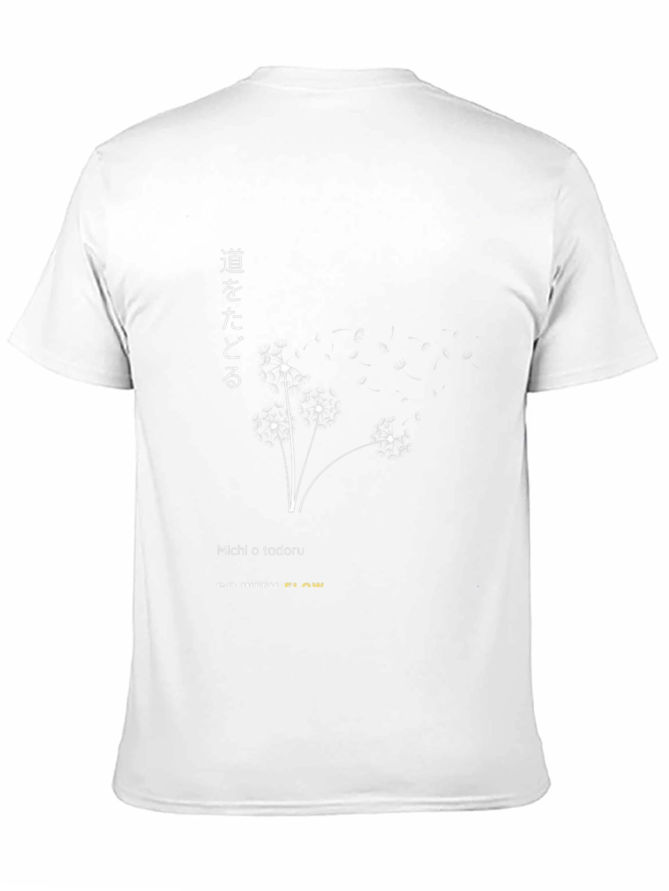 Go With Flow Black Graphic Tee