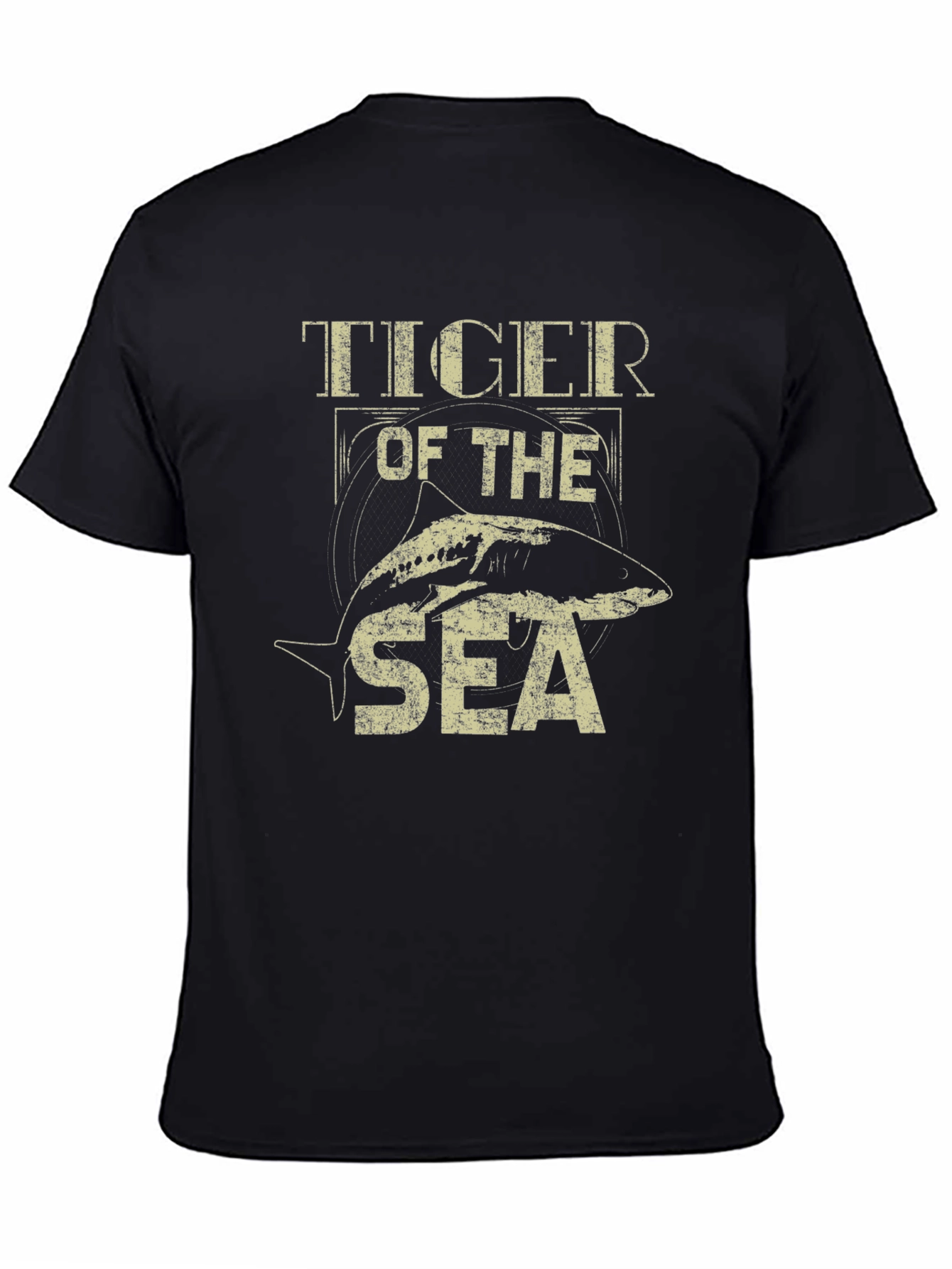 Tiger of the Sea Graphic Tee - Black