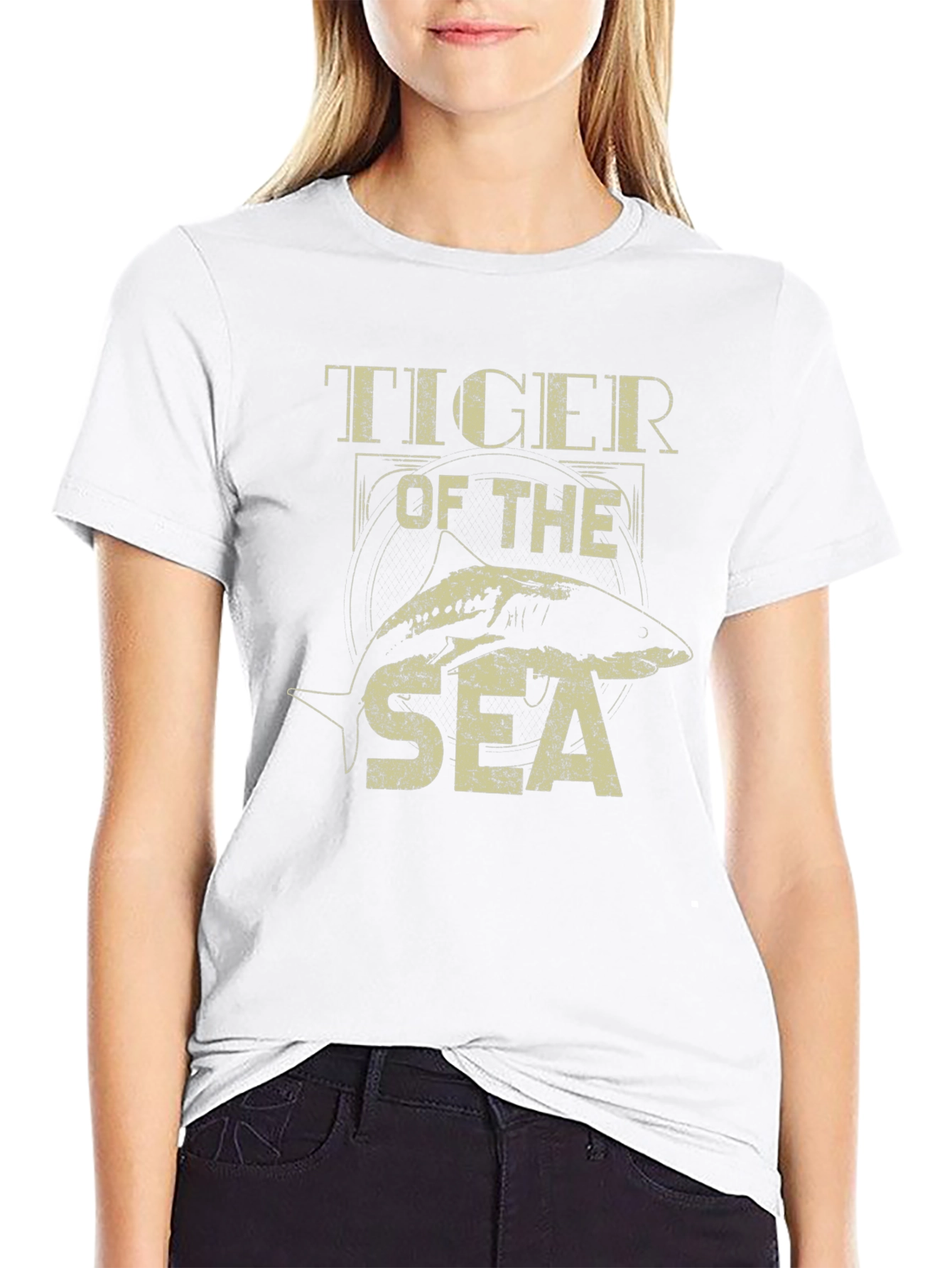 Tiger of the Sea Graphic Tee - Black