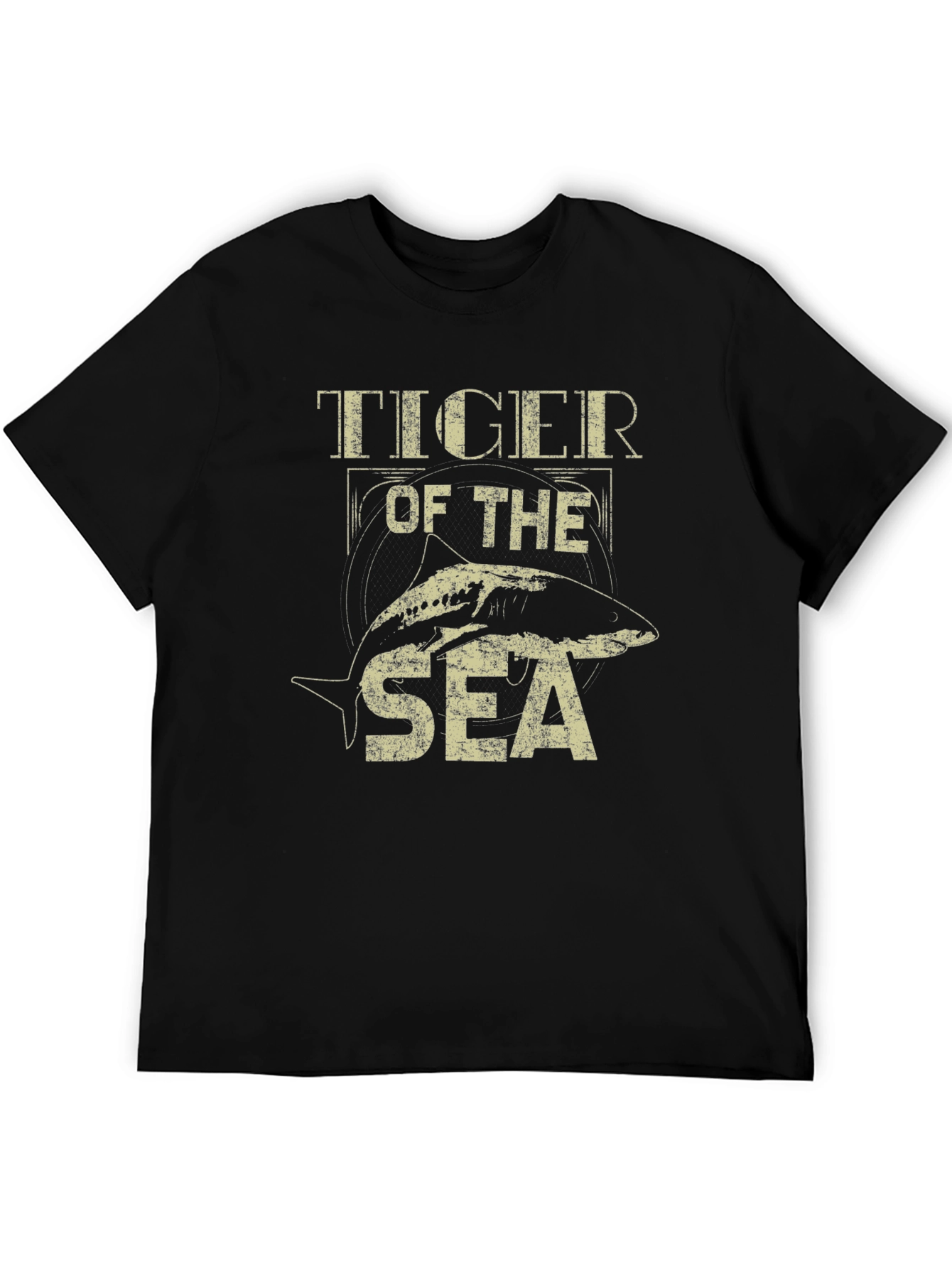 Tiger of the Sea Graphic Tee - Black