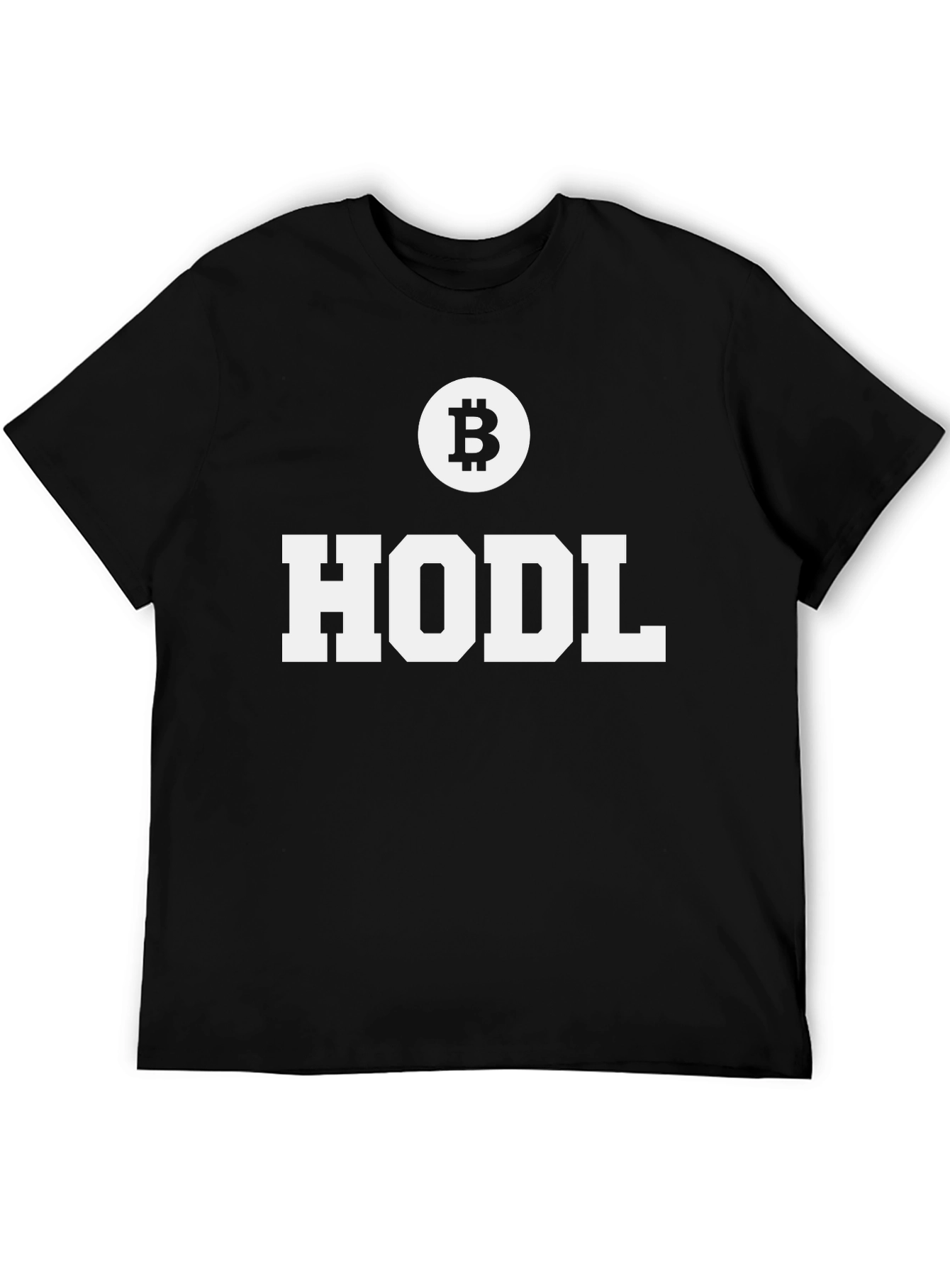 Bitcoin HODL Black T-Shirt - Crypto Enthusiast Tee
