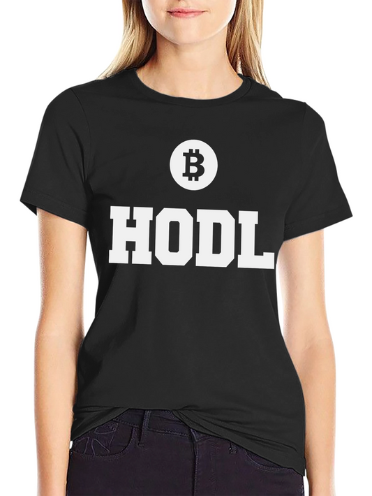 Bitcoin HODL Black T-Shirt - Crypto Enthusiast Tee