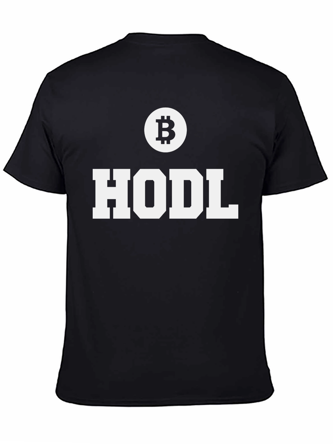 Bitcoin HODL Black T-Shirt - Crypto Enthusiast Tee