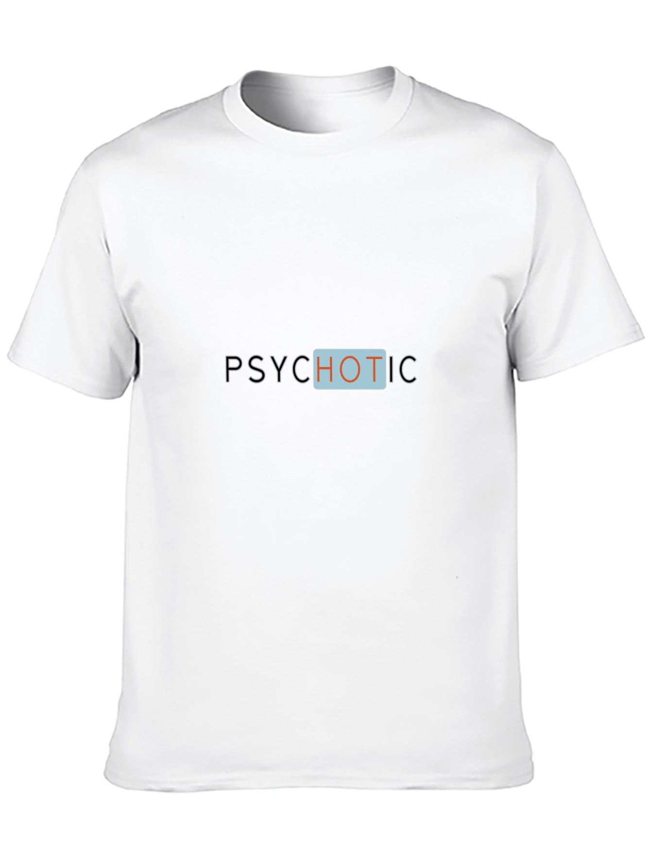 Psychotic Graphic Tee - Trendy Black Cotton T-Shirt