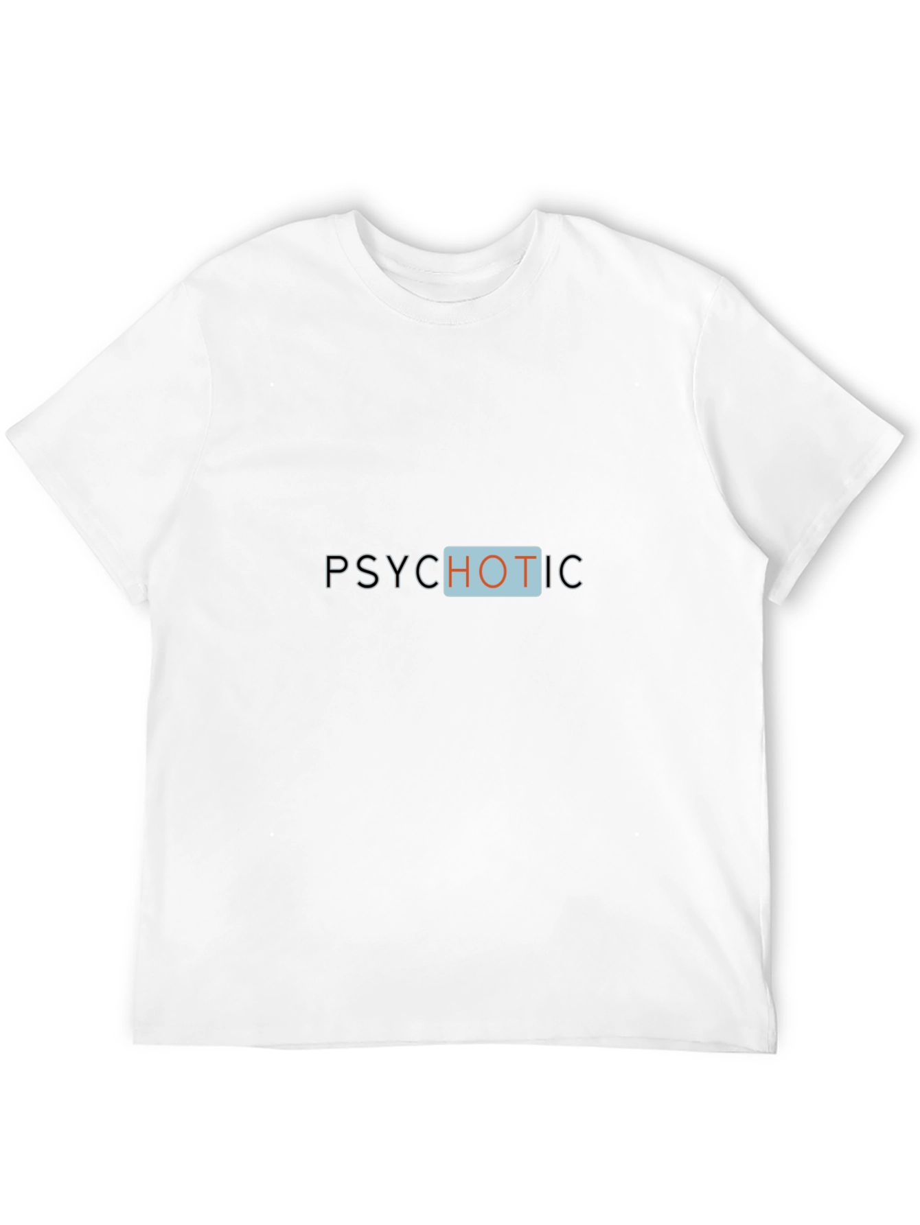 Psychotic Graphic Tee - Trendy Black Cotton T-Shirt