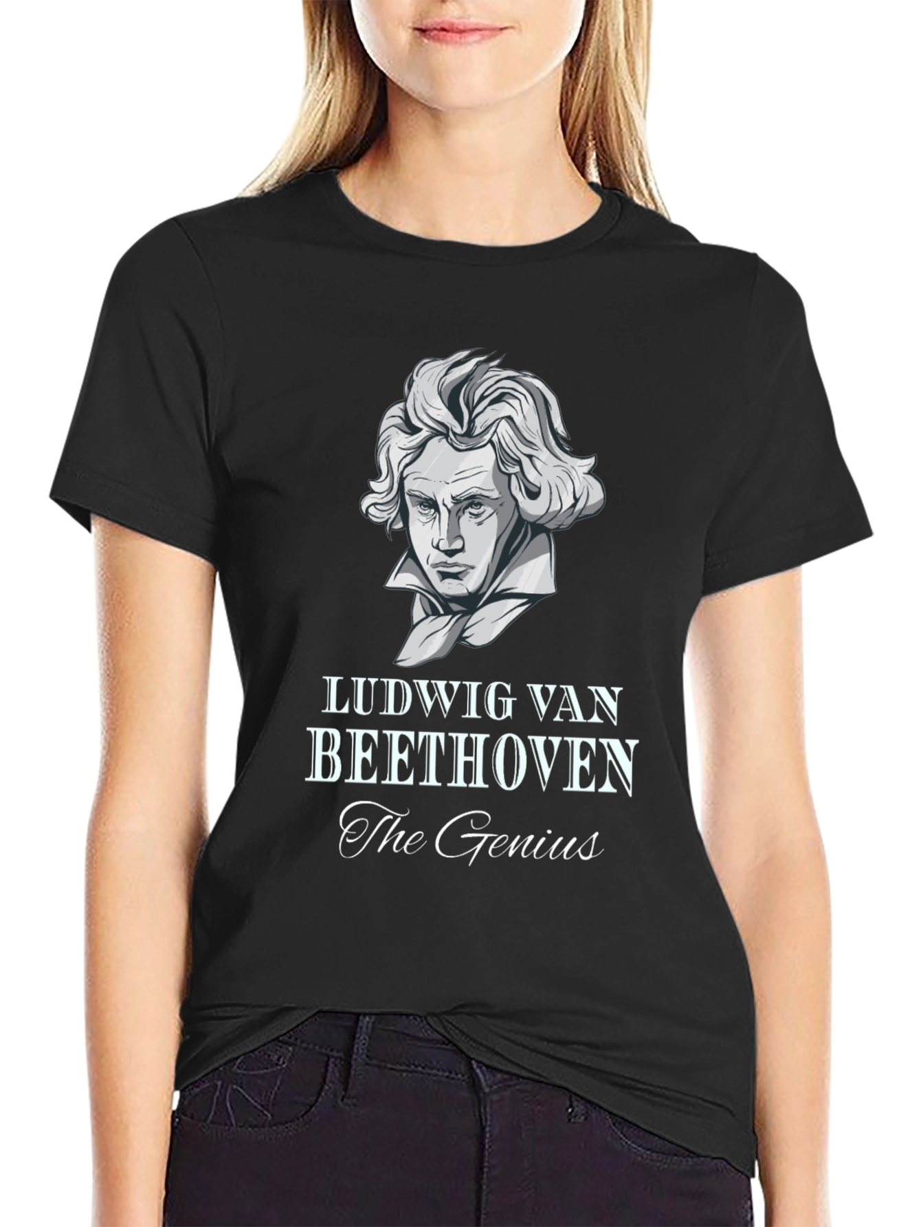 Ludwig van Beethoven Graphic Tee - The Genius T-Shirt