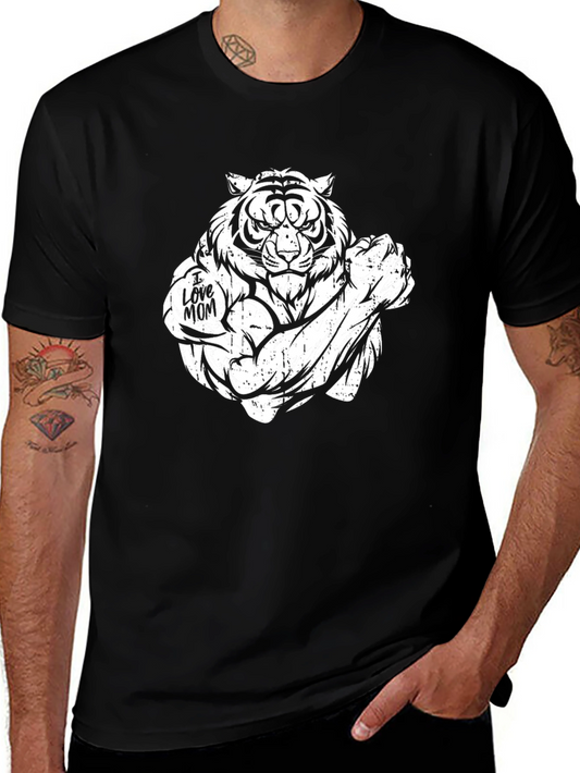 Tiger Muscle Mom T-Shirt
