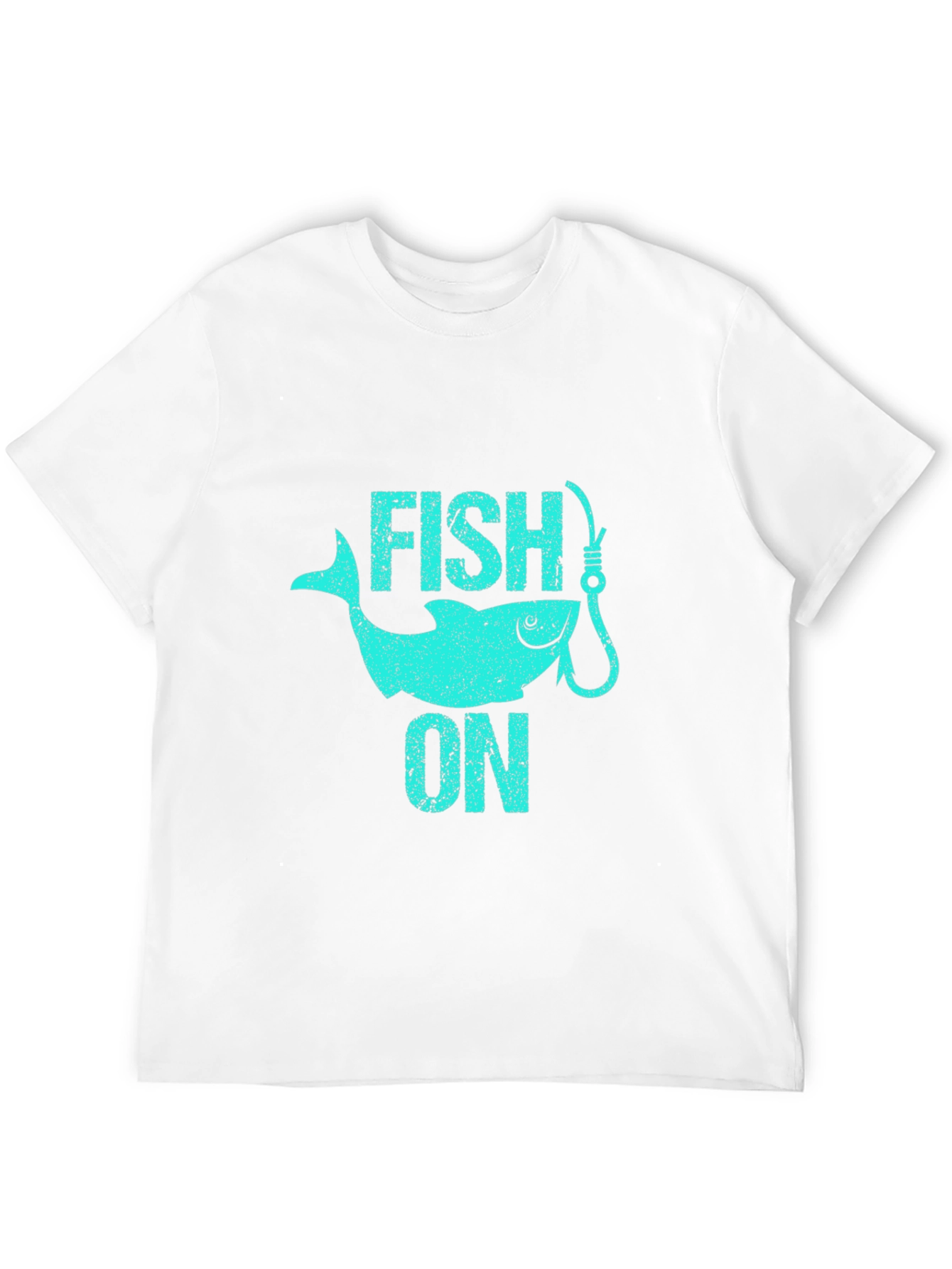 Fish On Black Graphic Tee