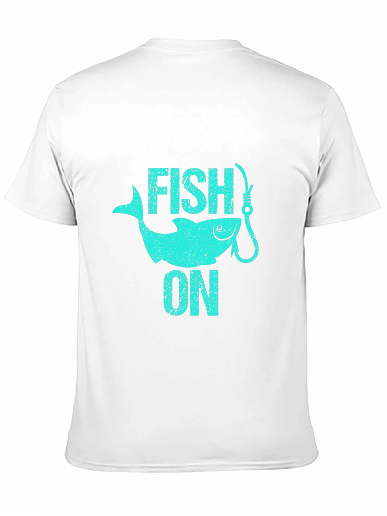 Fish On Black Graphic Tee