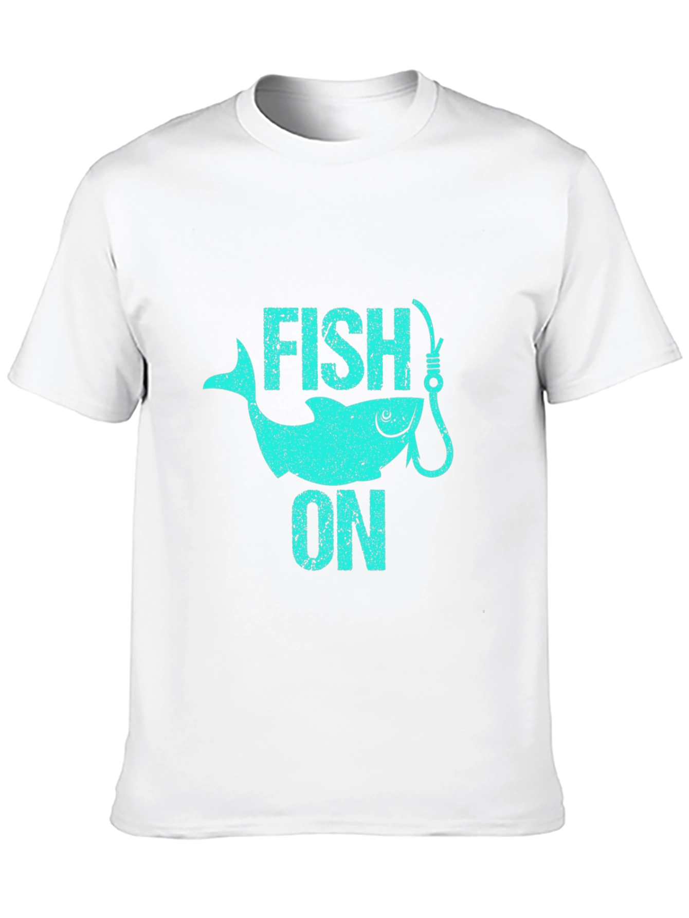 Fish On Black Graphic Tee