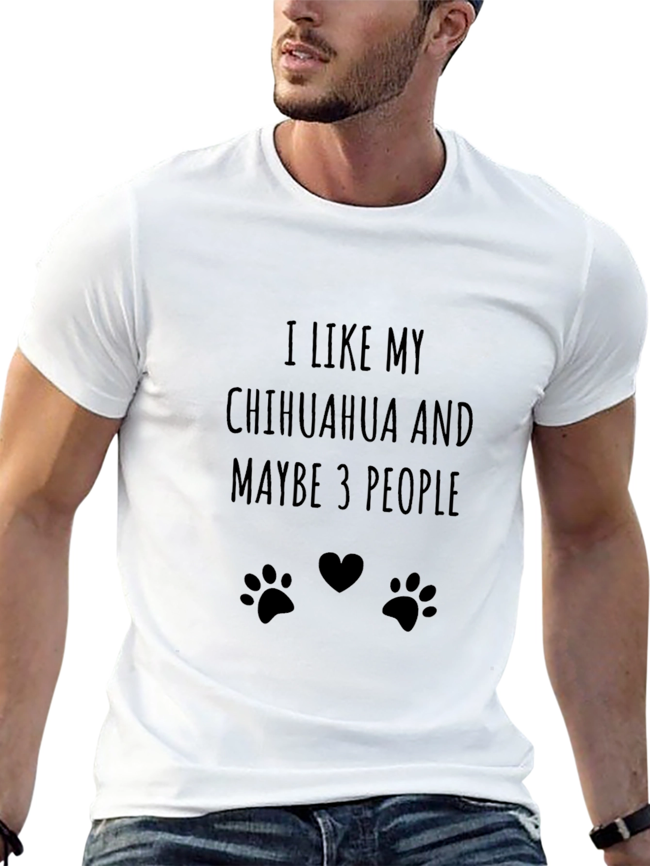 I Like My Chihuahua Graphic T-Shirt