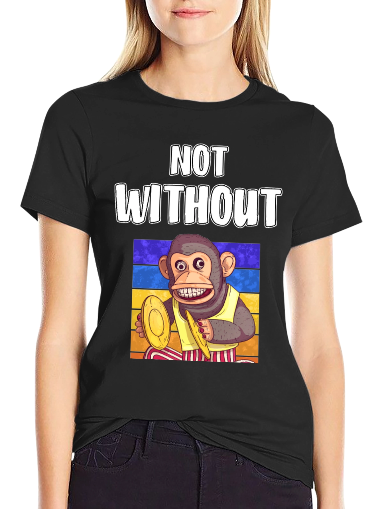 Monkey Cymbal T-Shirt - Not Without!