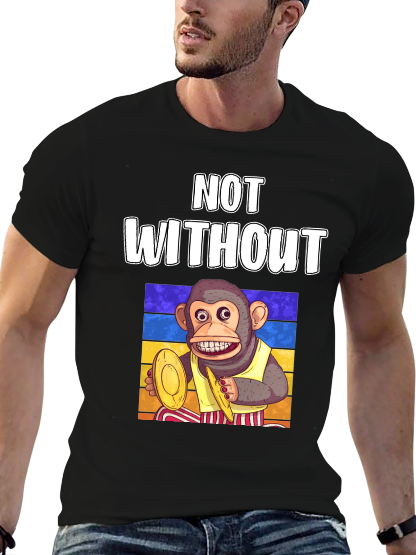Monkey Cymbal T-Shirt - Not Without!