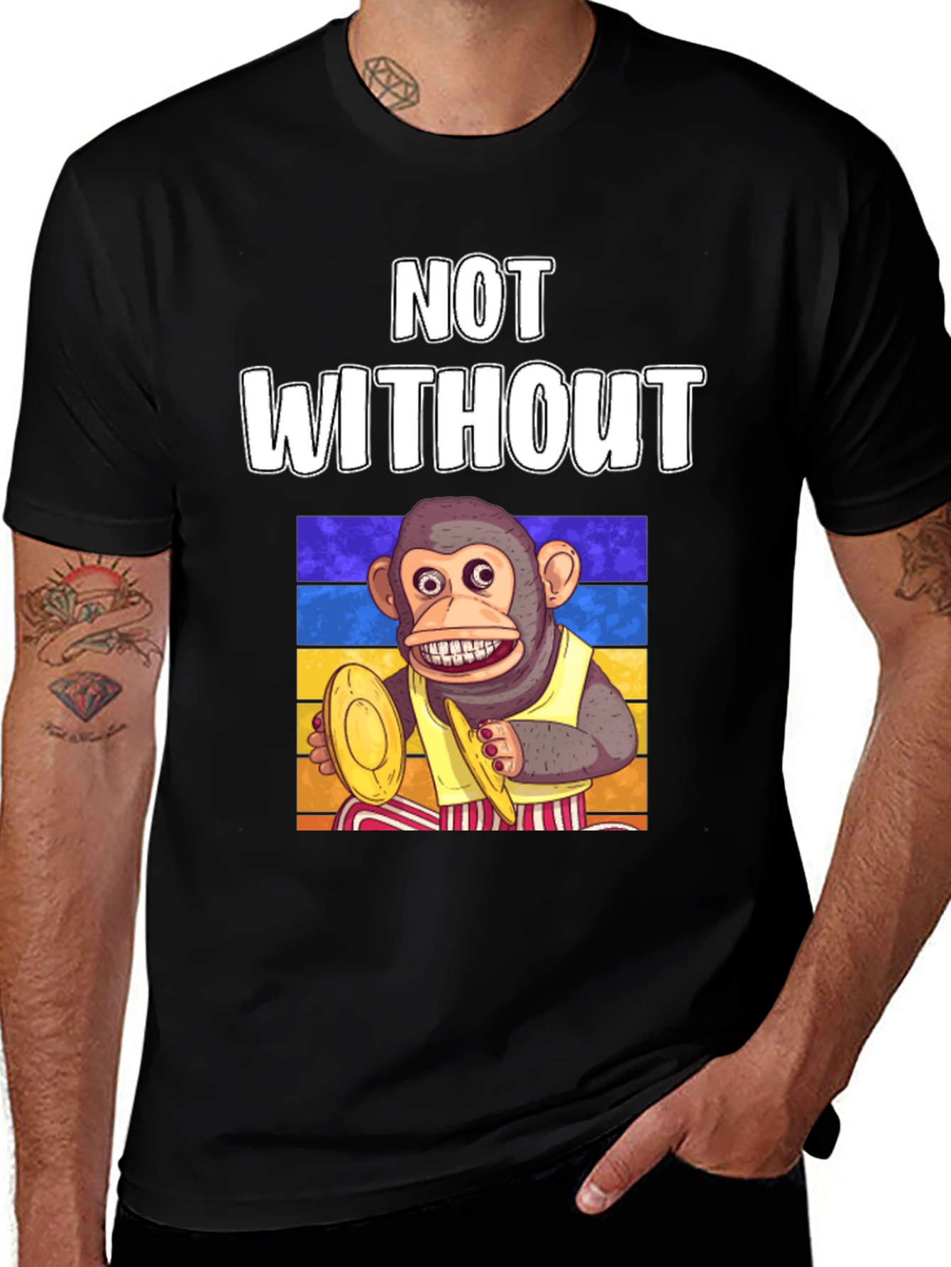 Monkey Cymbal T-Shirt - Not Without!