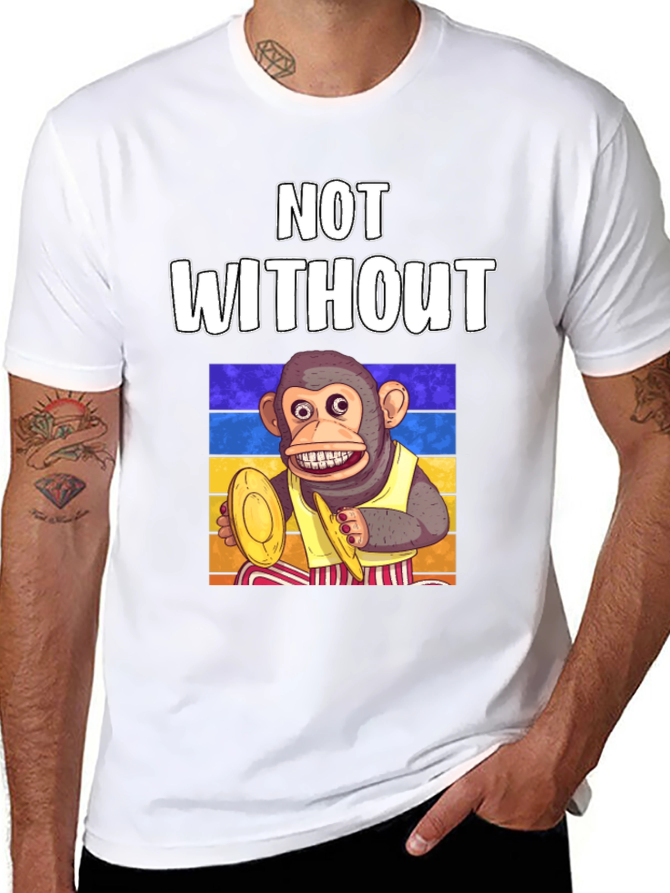 Monkey Cymbal T-Shirt - Not Without!