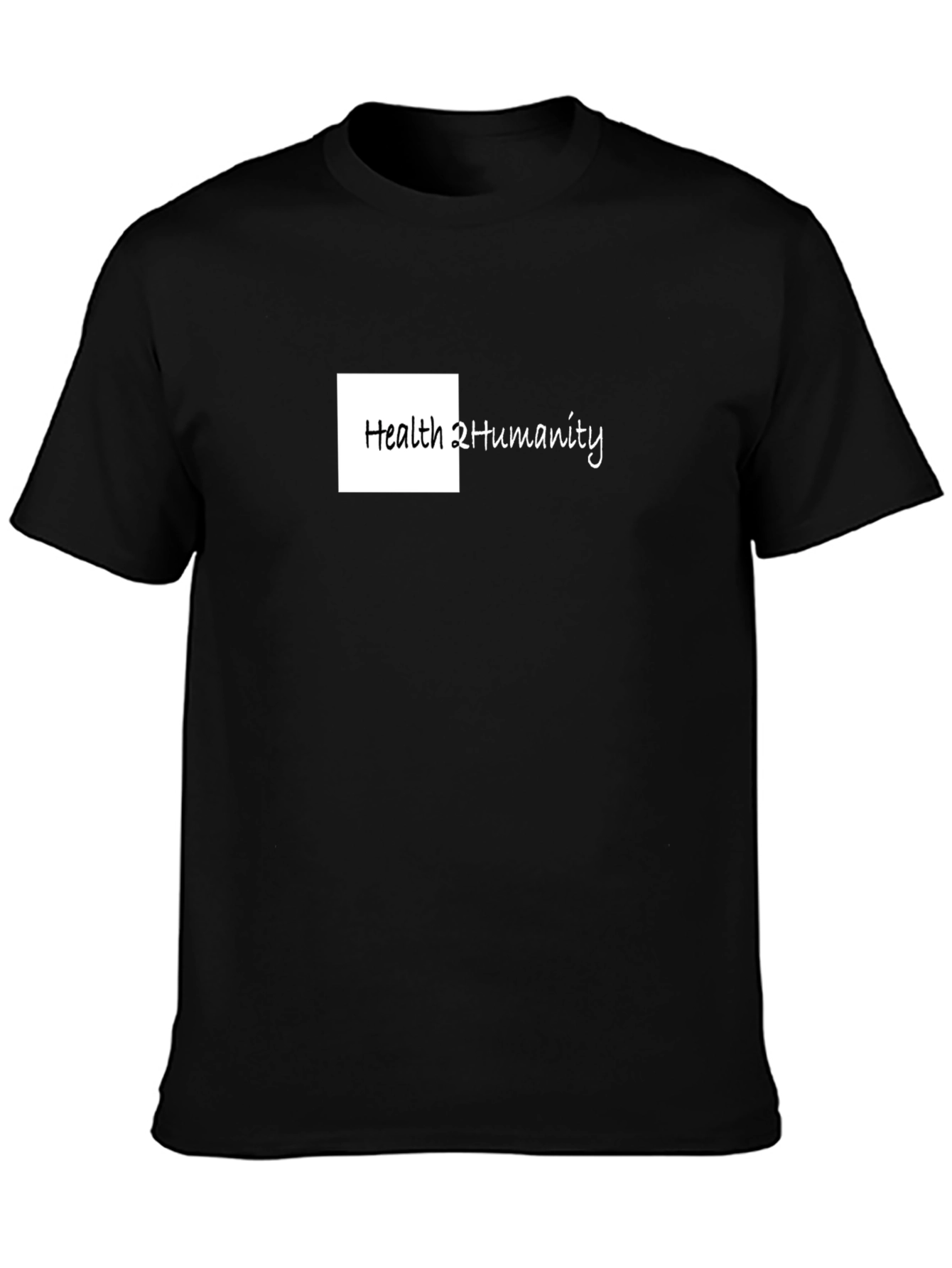 Health & Humanity Black Graphic T-Shirt