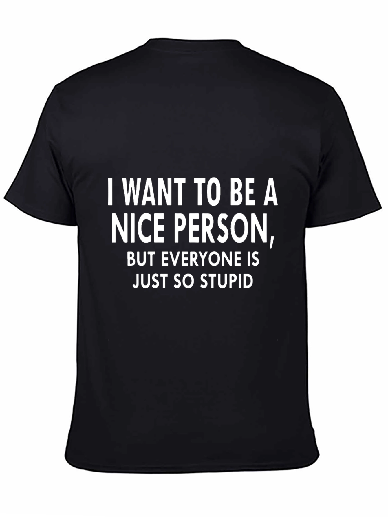 Funny Sarcastic T-Shirt - Nice Person Quote