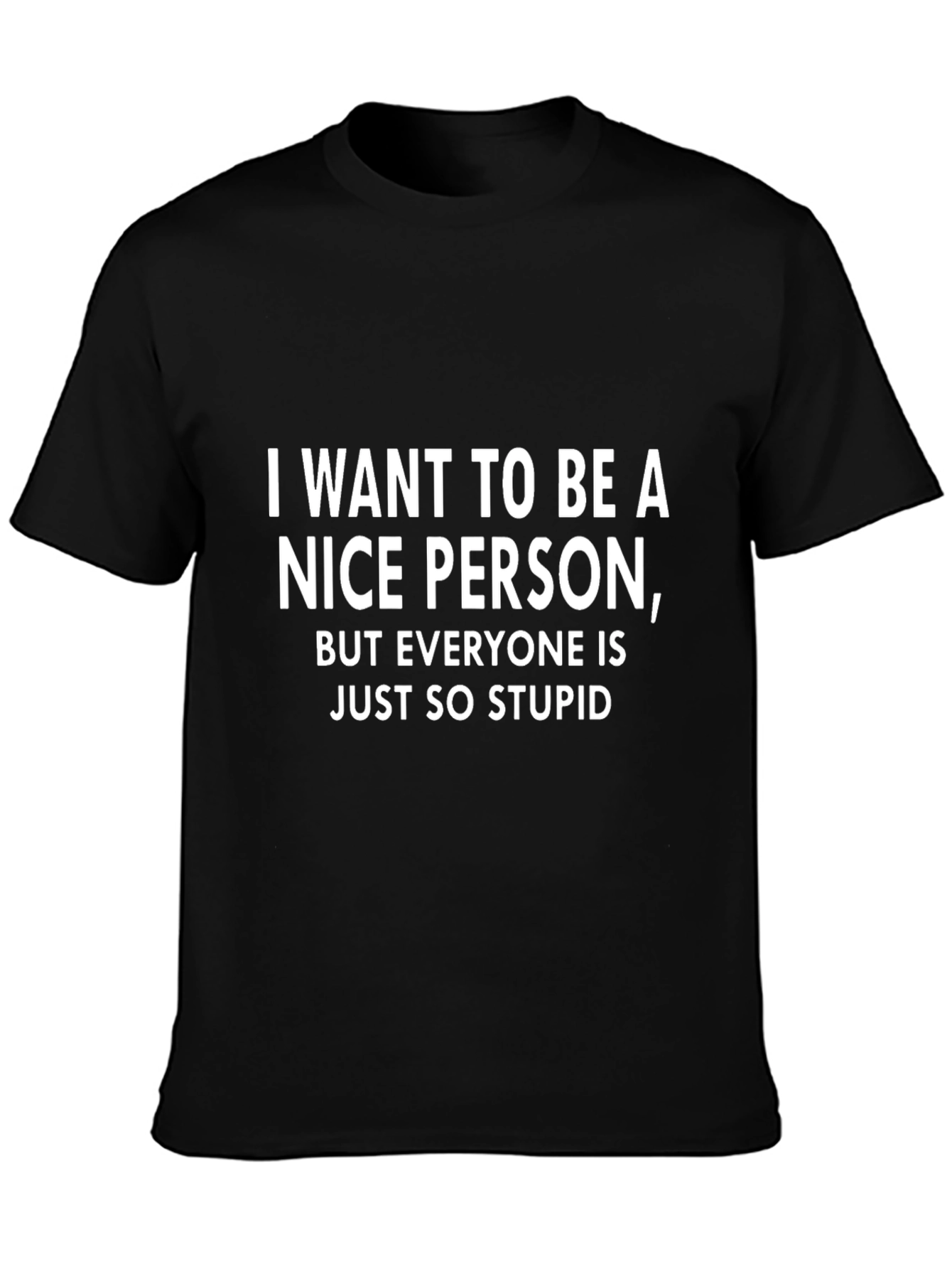 Funny Sarcastic T-Shirt - Nice Person Quote